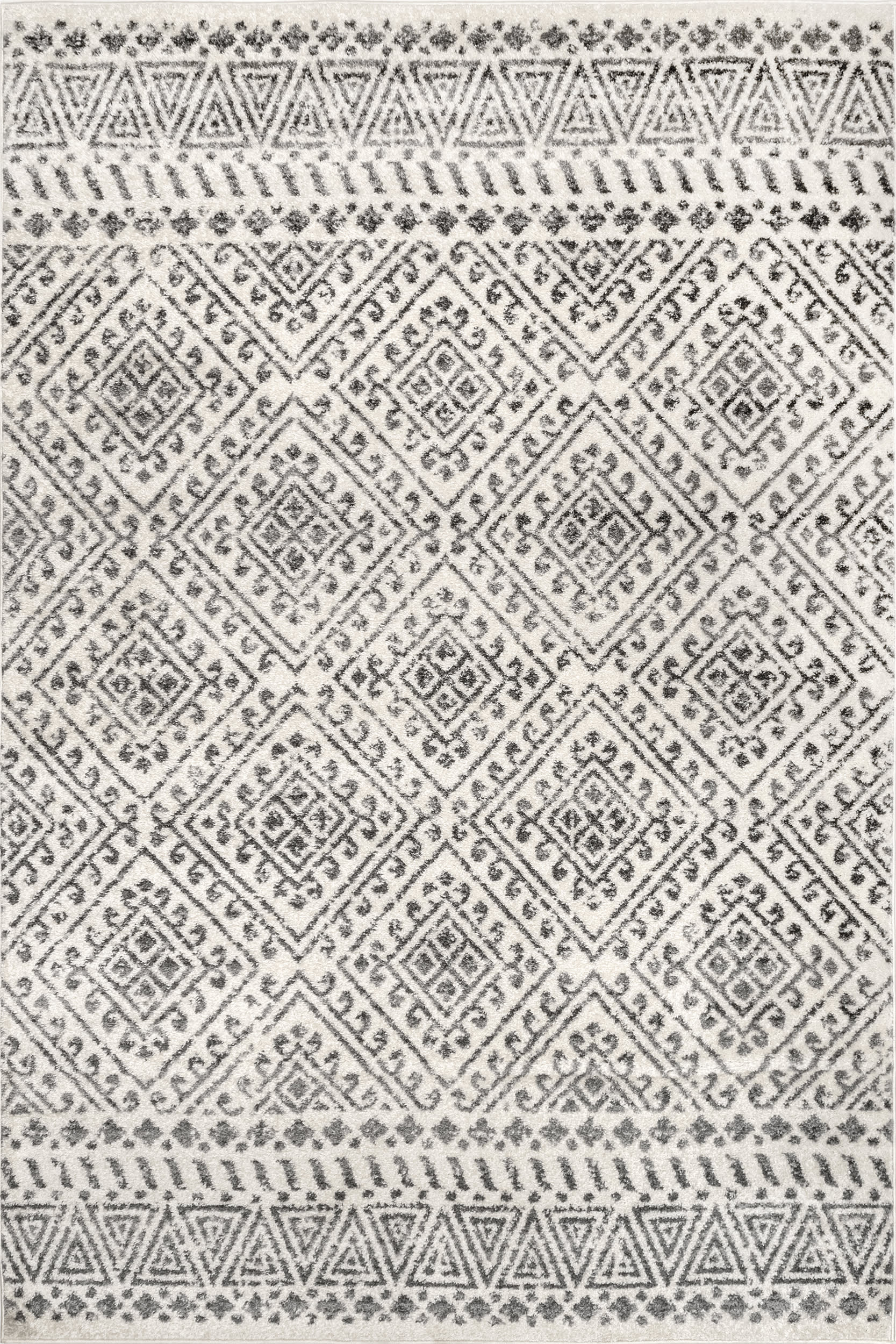 Diamond Trellis Rug | Off White