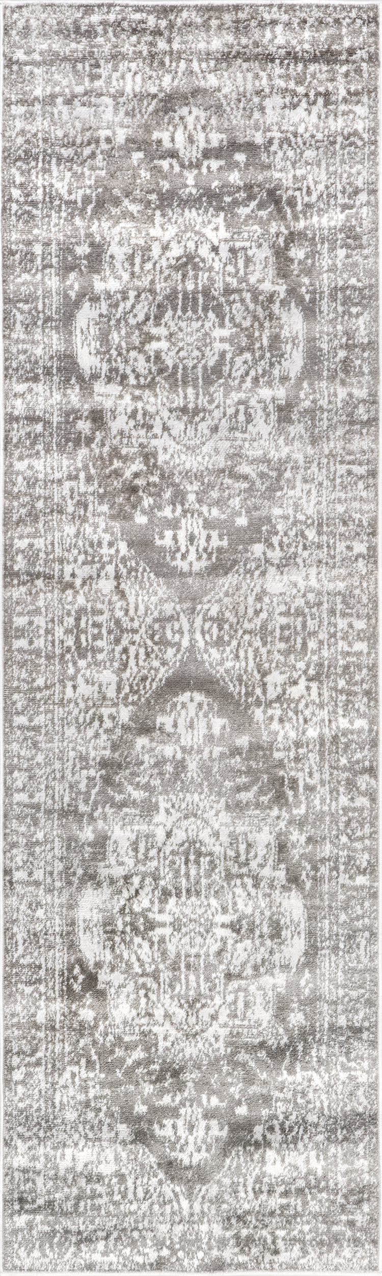 Diana Jewel Medallion Rug | Light Grey