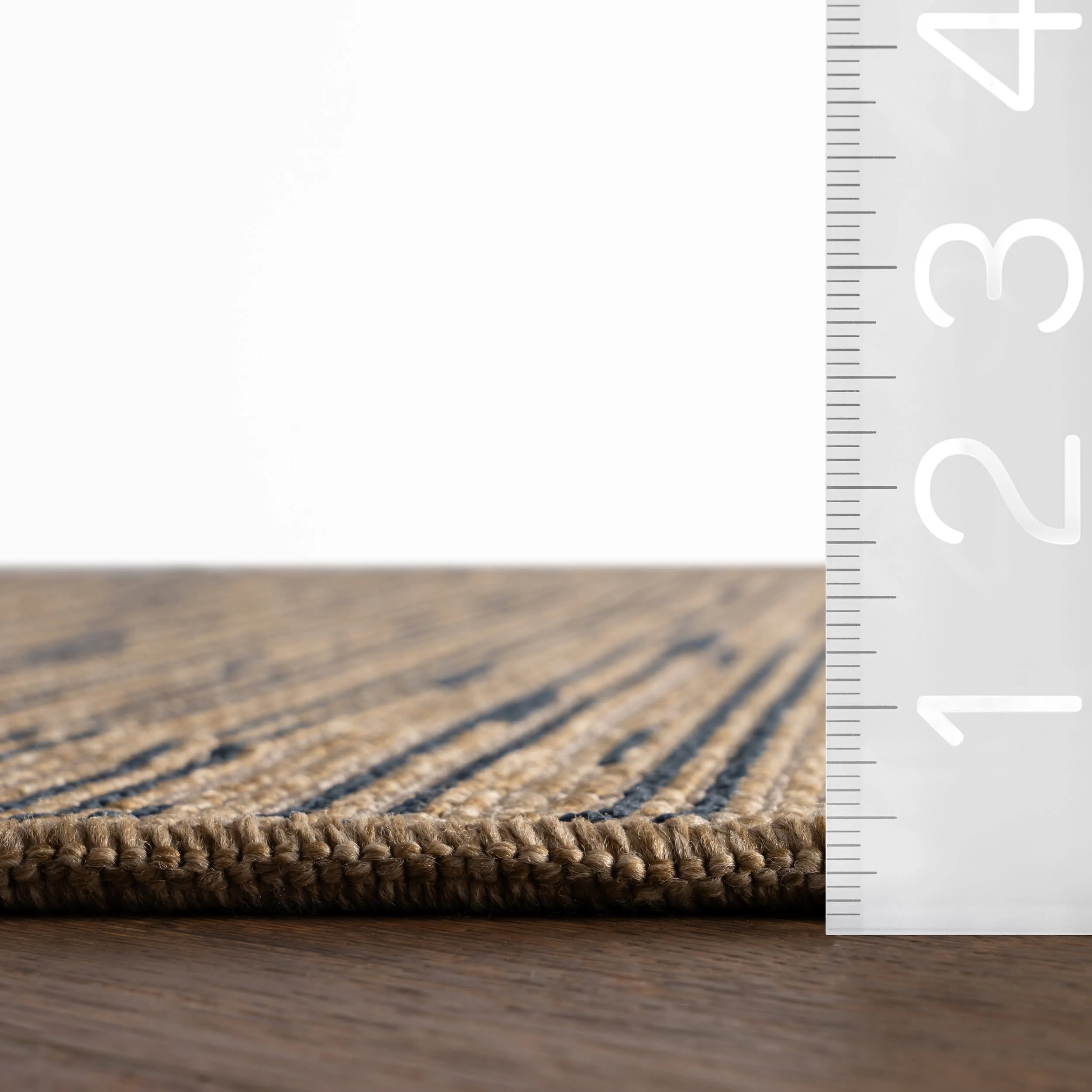 Dilara Transitional Abstract Indoor/Outdoor Rug | Natural Blue - Image 5