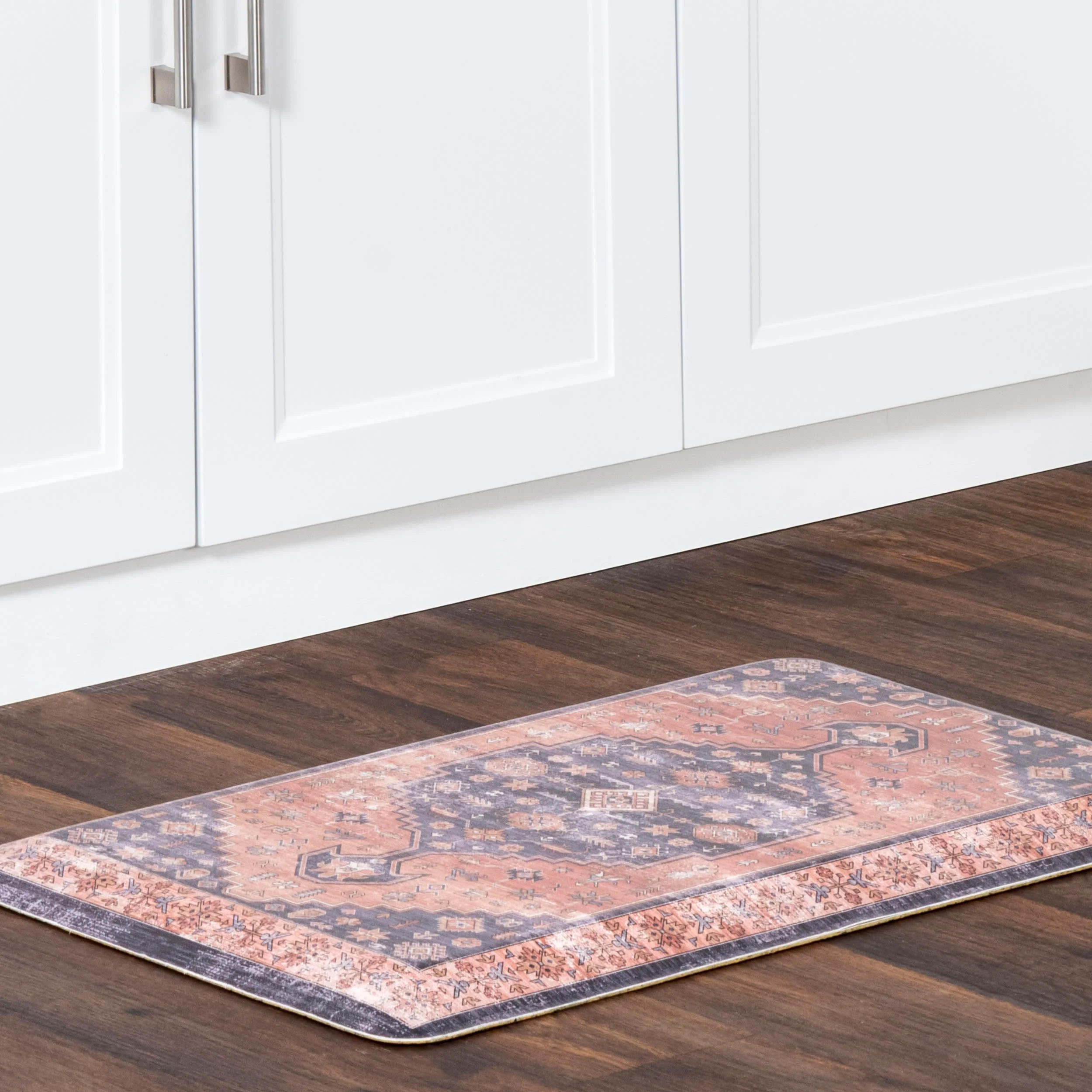 Distressed Medallion Anti-Fatigue Mat | Blue - Image 4