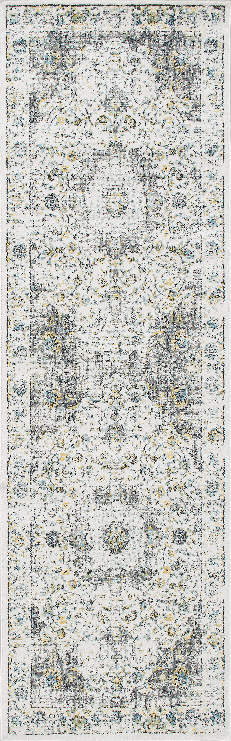 Distressed Persian Rug | Grey