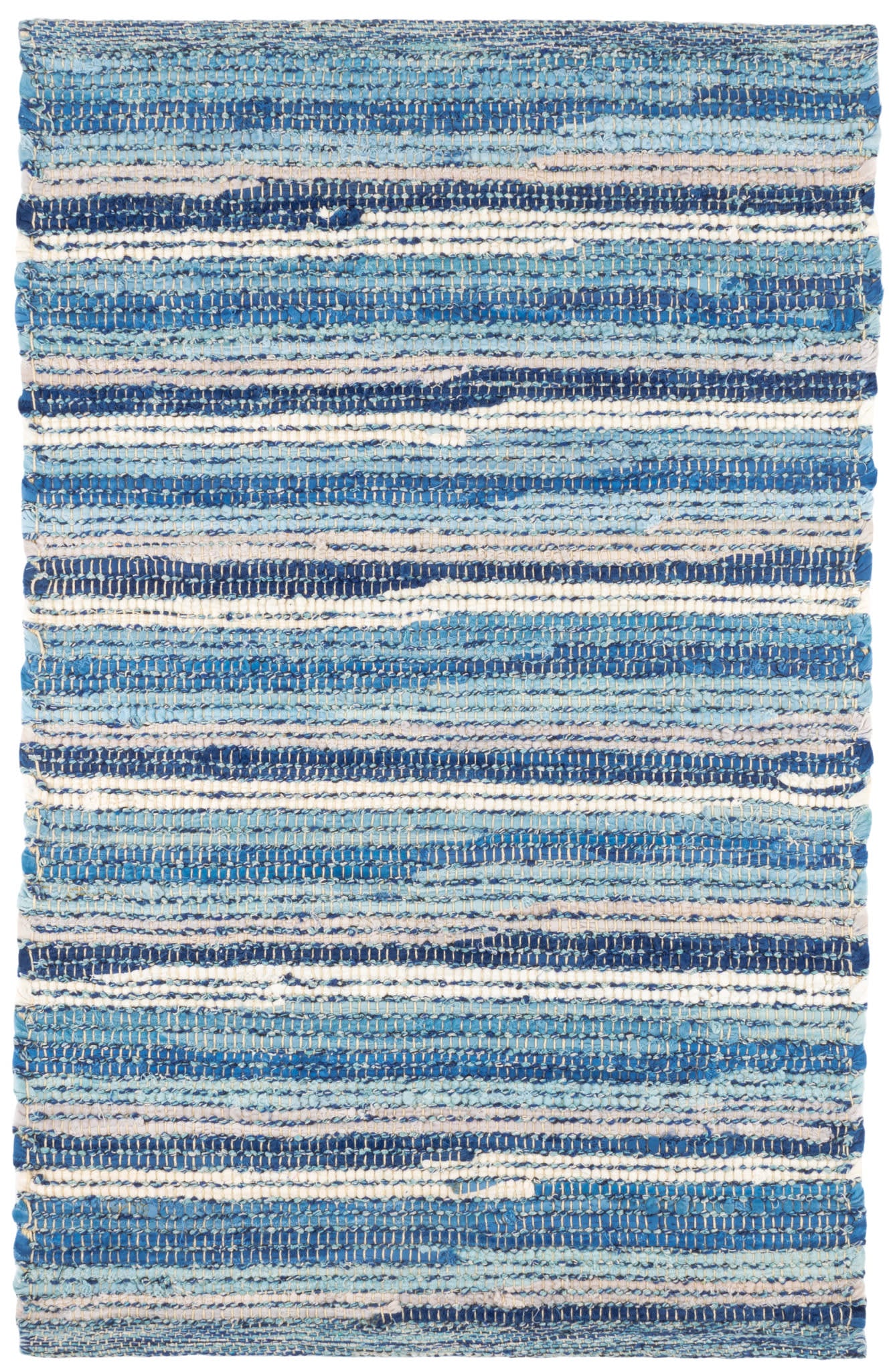 Dorothy Handwoven Cotton Rug | Blue