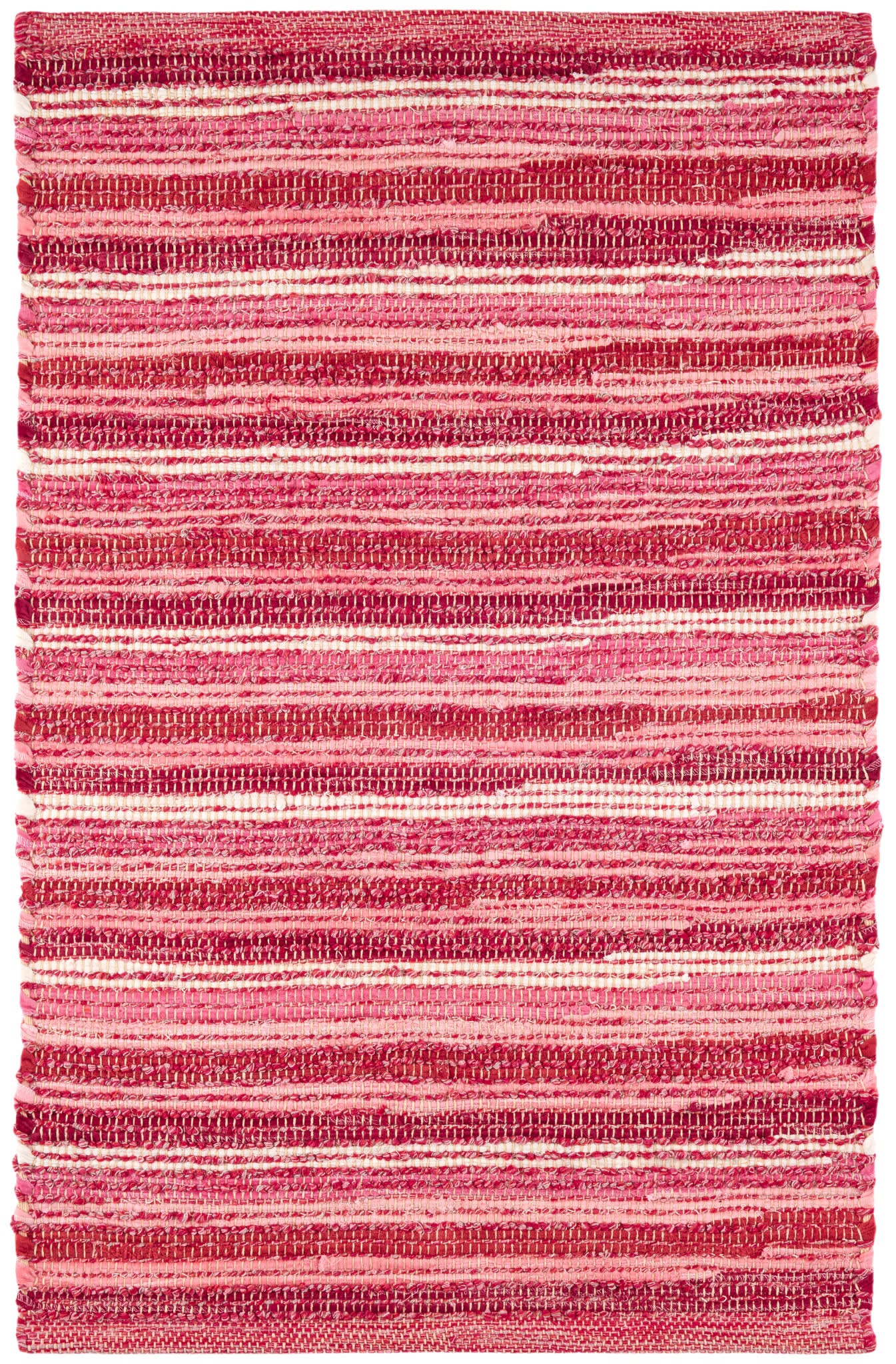 Dorothy Handwoven Cotton Rug | Pink