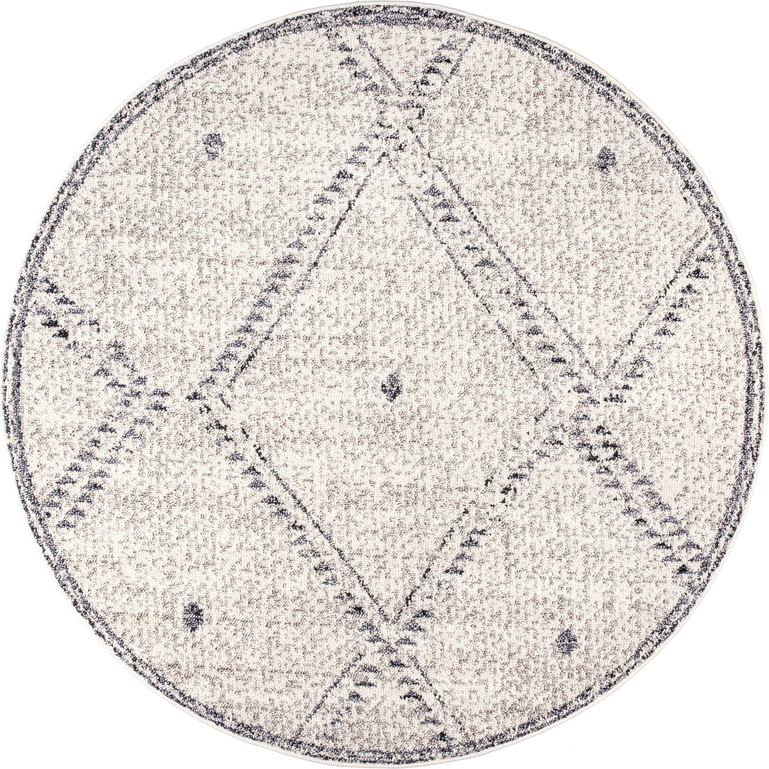 Dotted Trellis Rug | Ivory