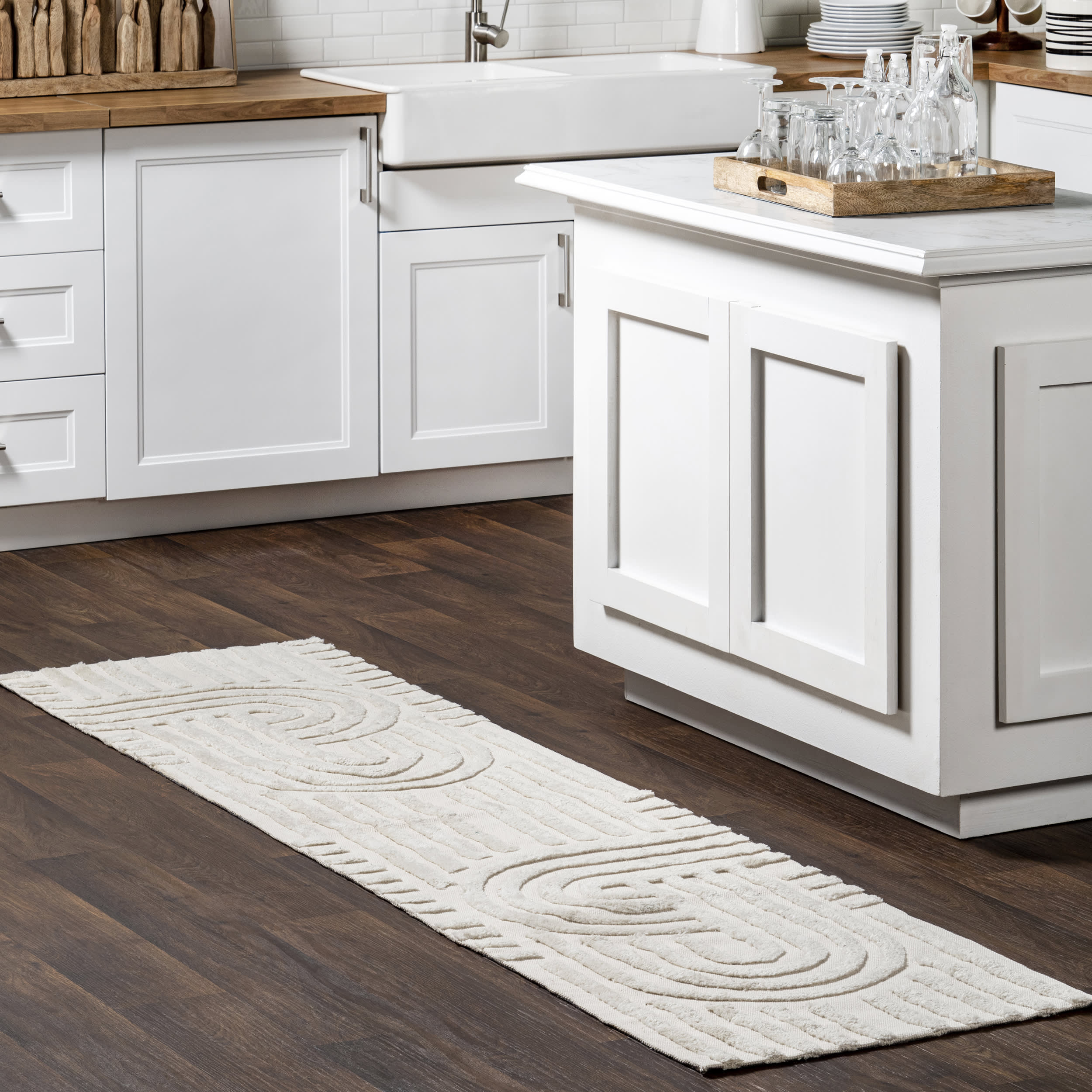 Downtown Textured Rug | Ivory - Image 2