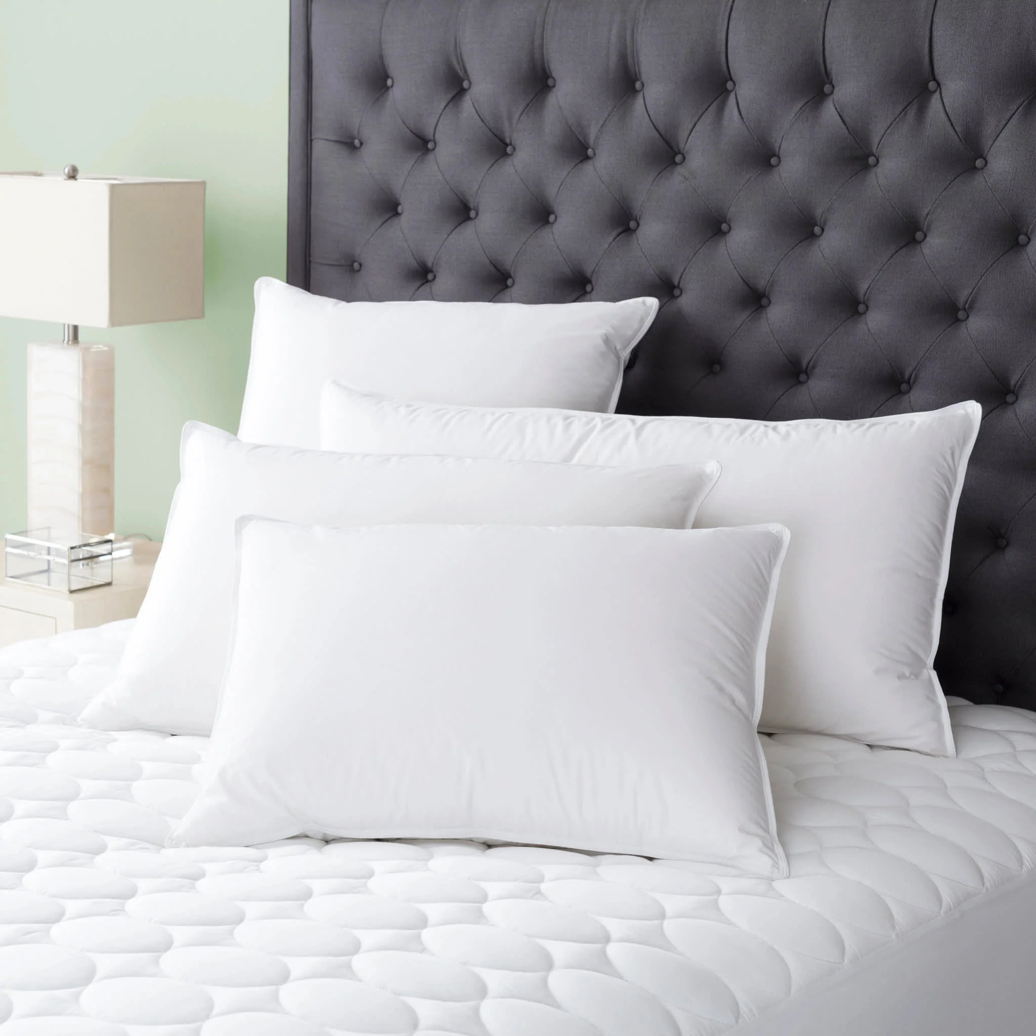 Duet Down Pillow | White