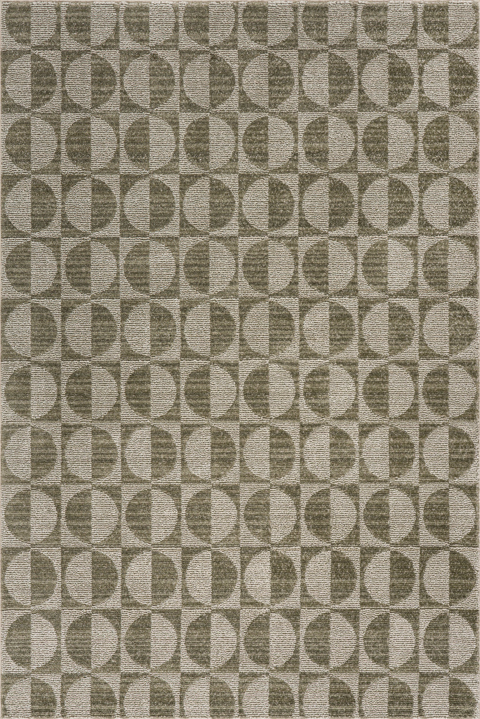Duneclipse Mid Century Geometric Rug | Green