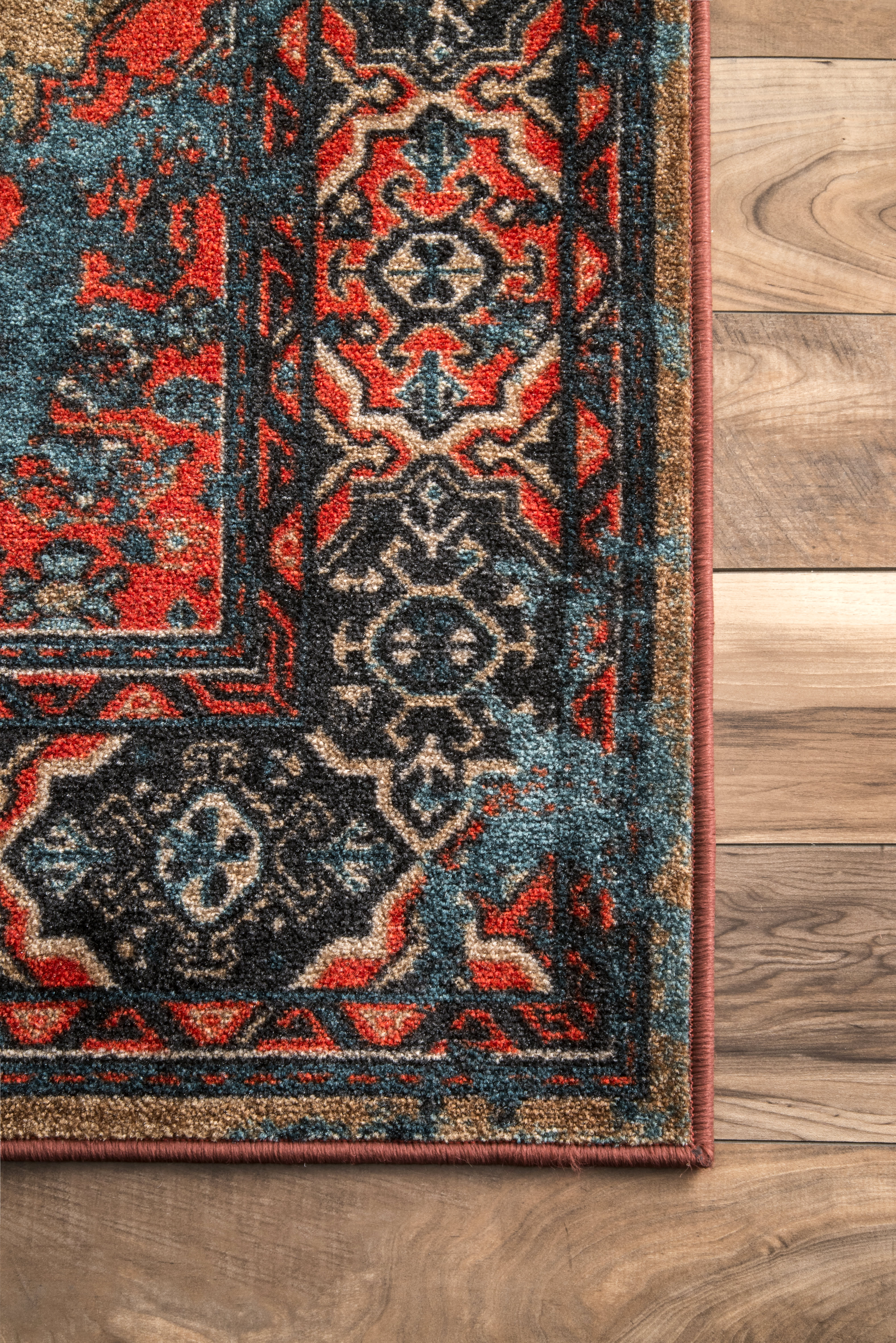 Dyed Diamonds Rug | Multicolor - Image 2
