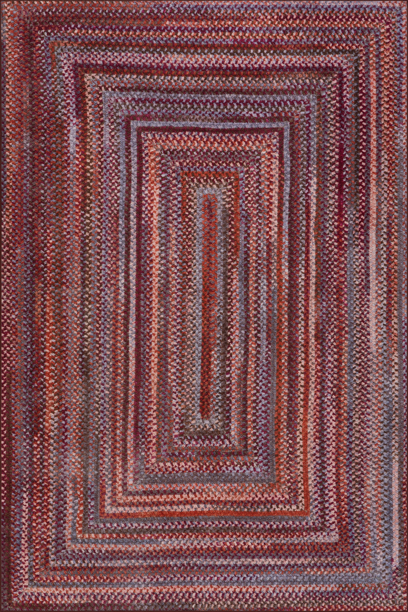 Ebonelle Bordered Bohemian Washable Rug | Red