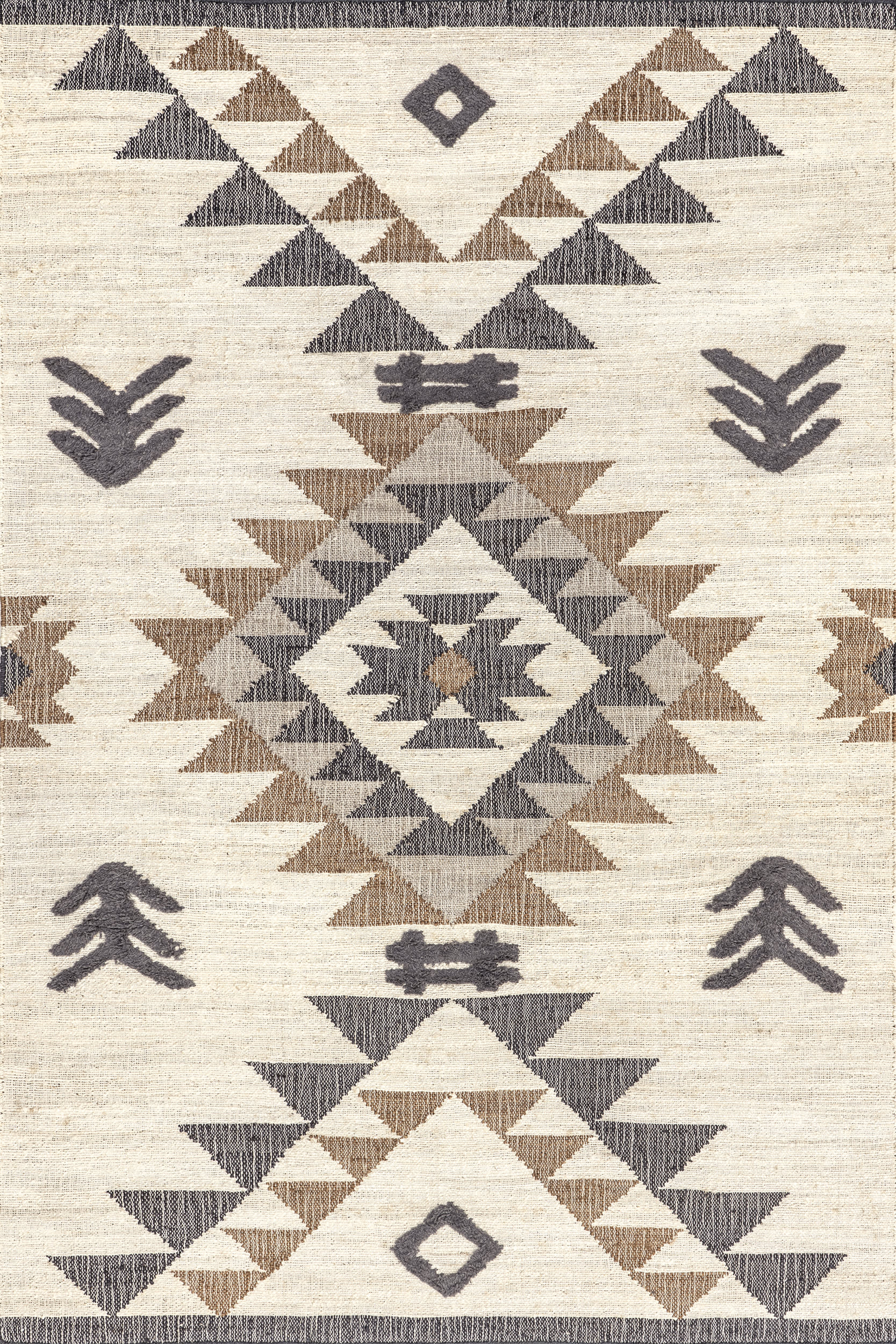 Edina Southwestern Valley Peaks Rug | Natural