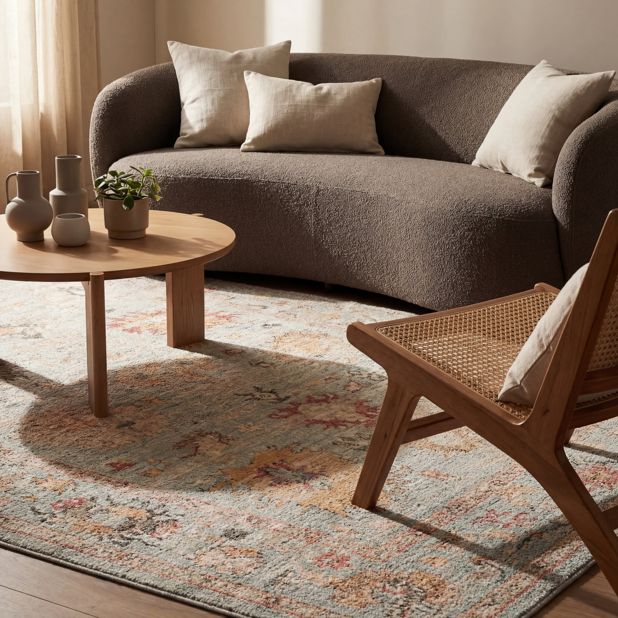Eira Hand Tufted Wool-Blend Rug | Multicolor - Image 5