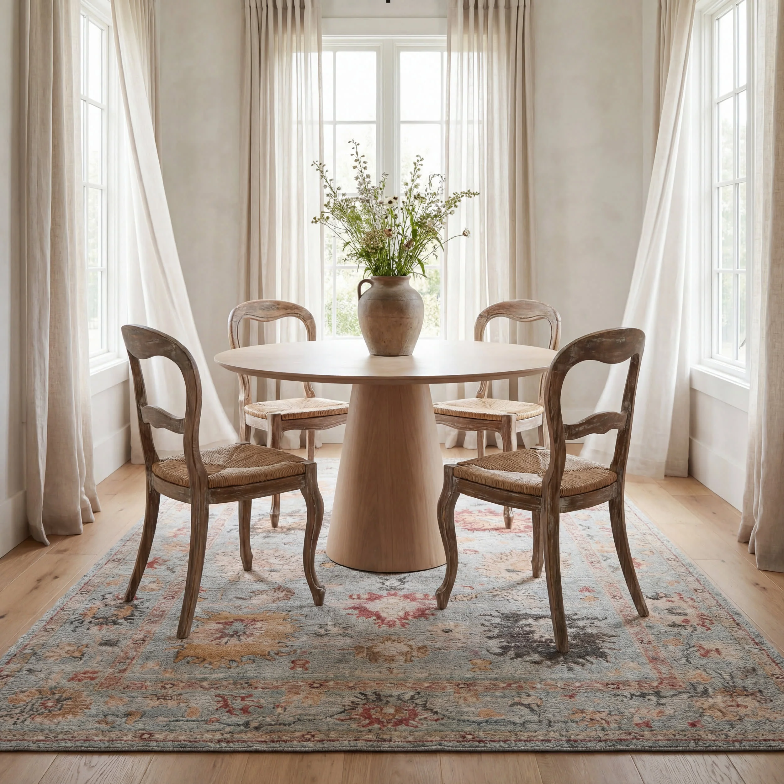 Eira Hand Tufted Wool-Blend Rug | Multicolor - Image 7