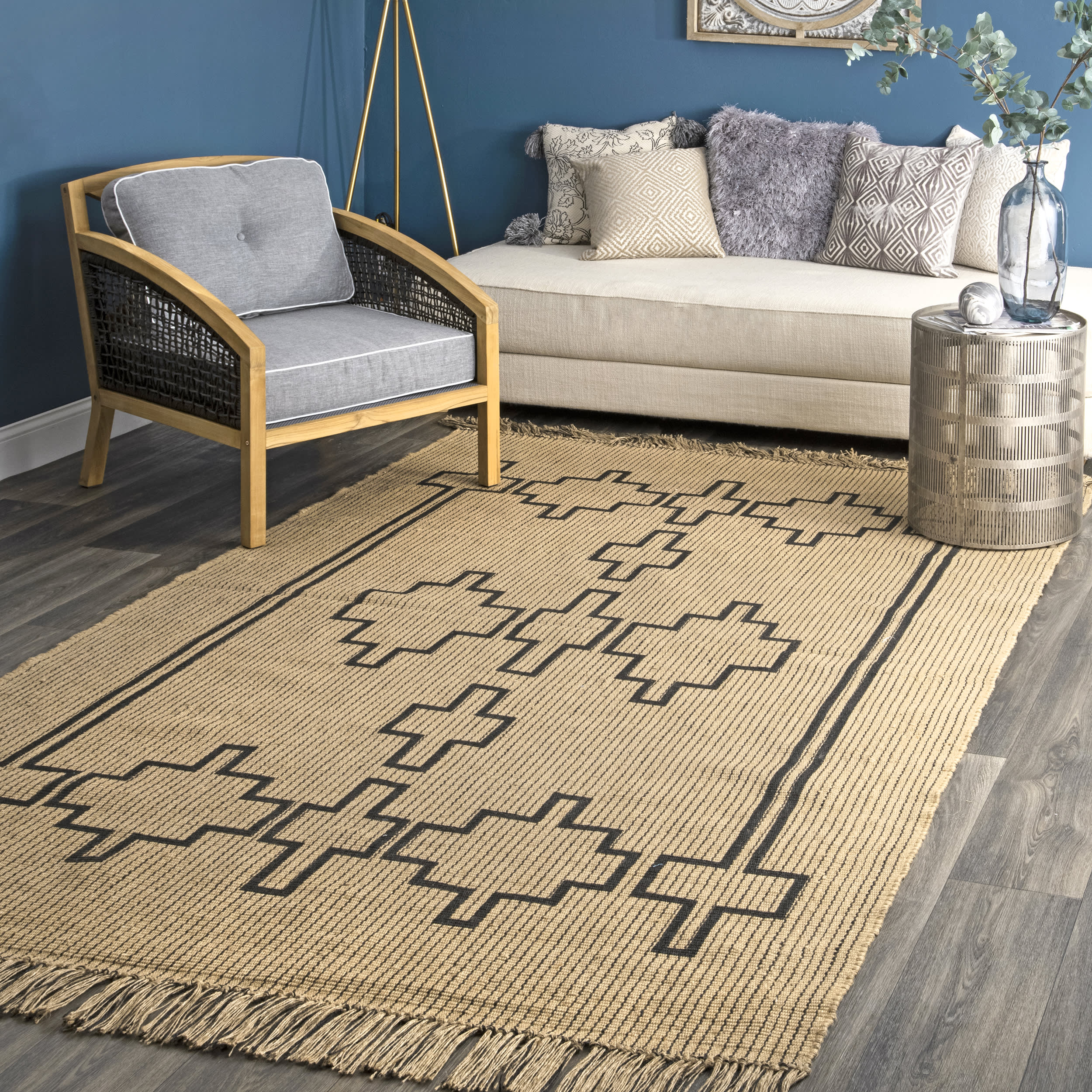 Elba Tuareg Rug | Natural - Image 2