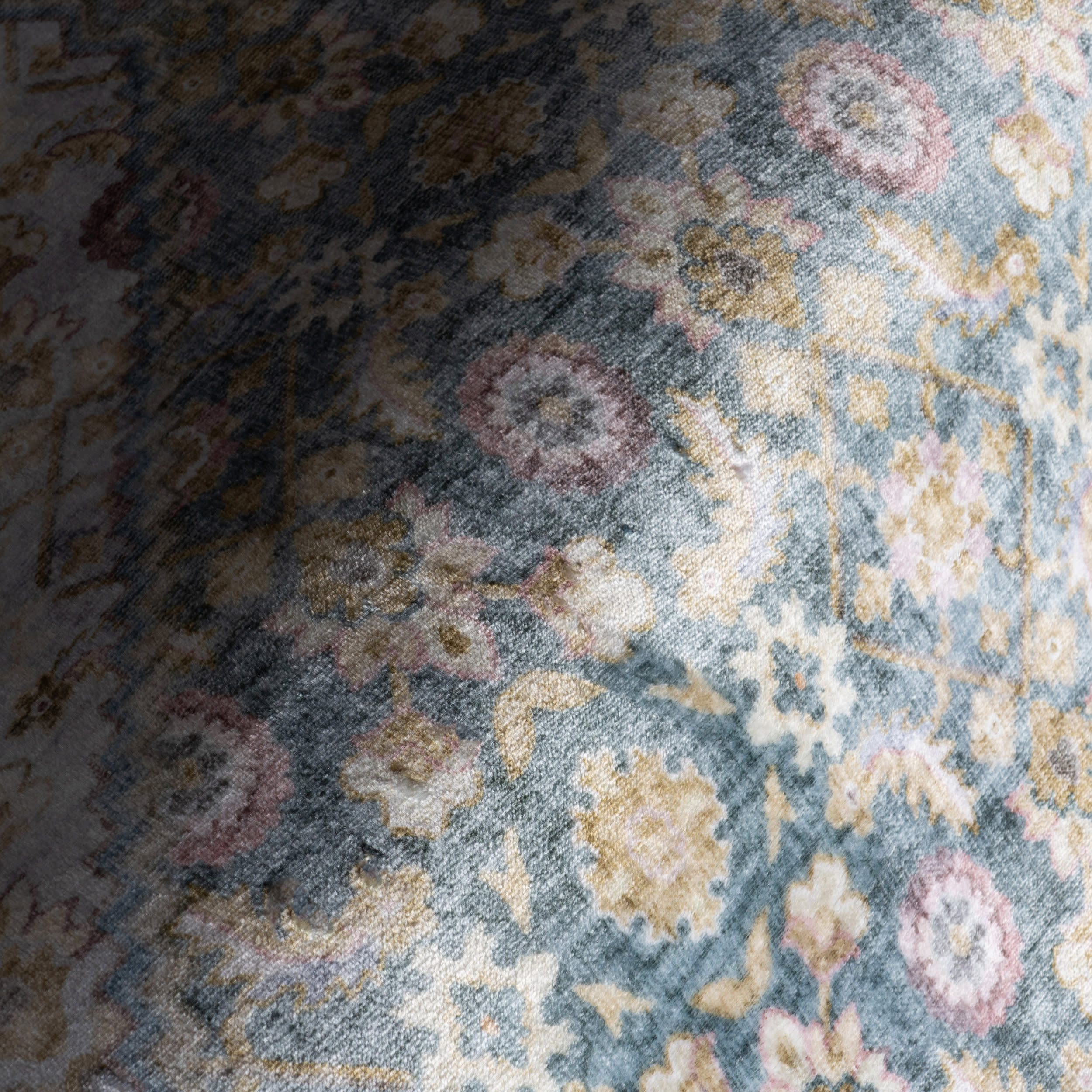Elia Medallion Washable Rug | Teal - Image 3