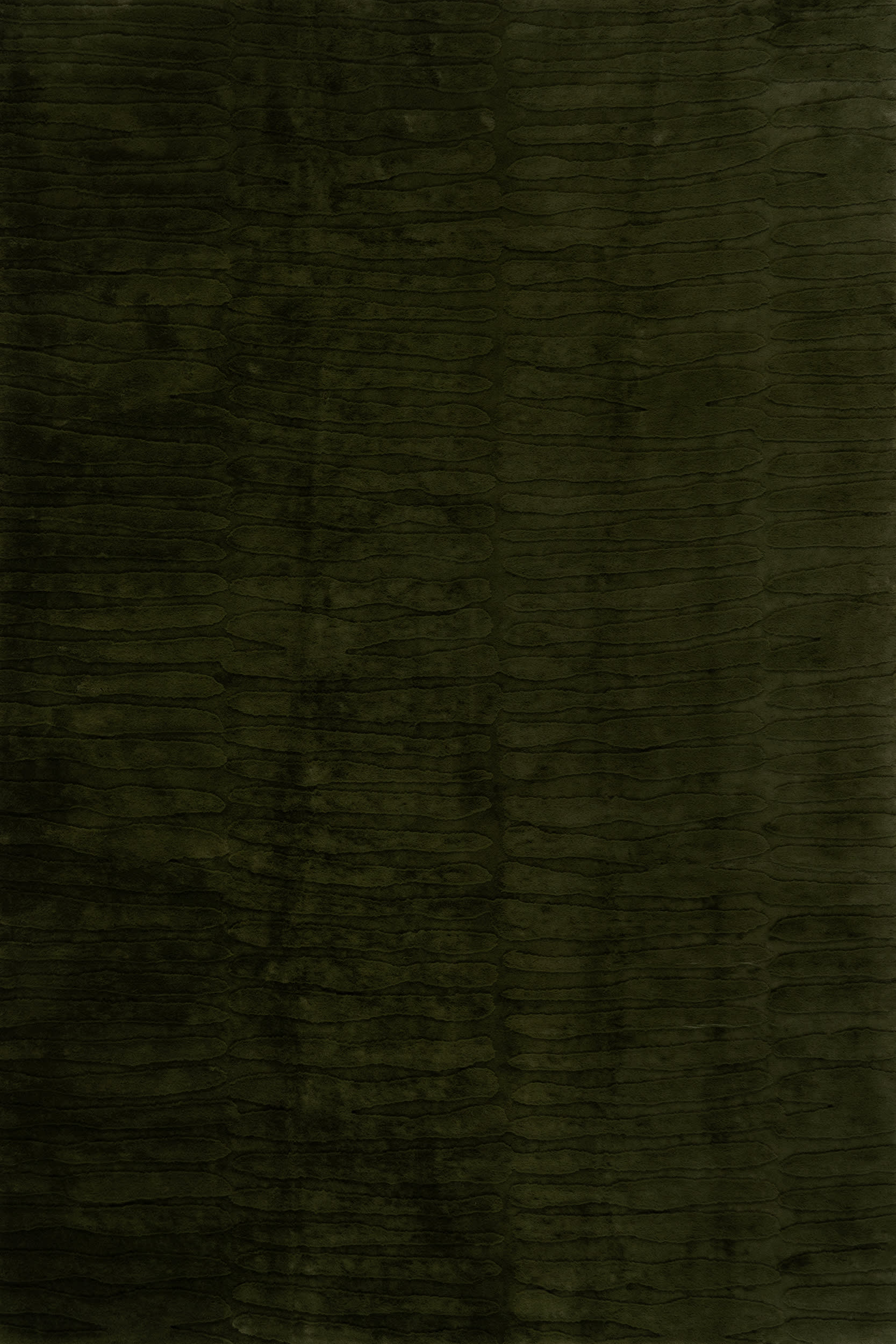 Elisk Solid Cloud Washable Rug | Green