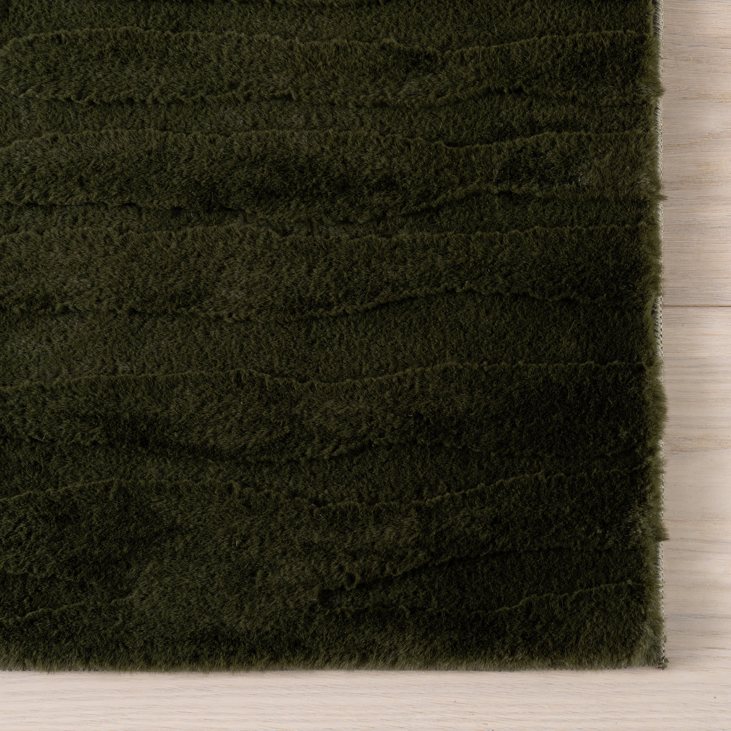 Elisk Solid Cloud Washable Rug | Green - Image 4