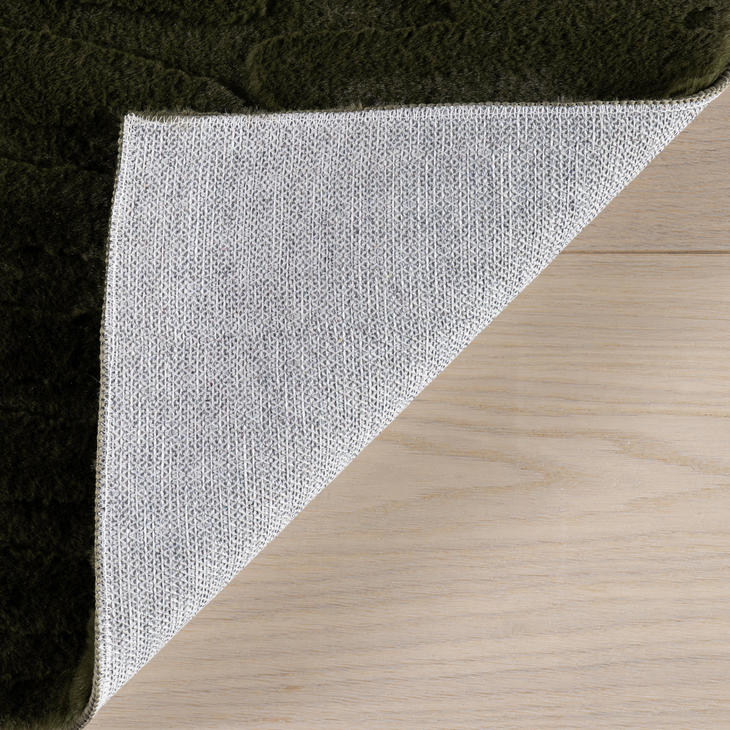 Elisk Solid Cloud Washable Rug | Green - Image 8