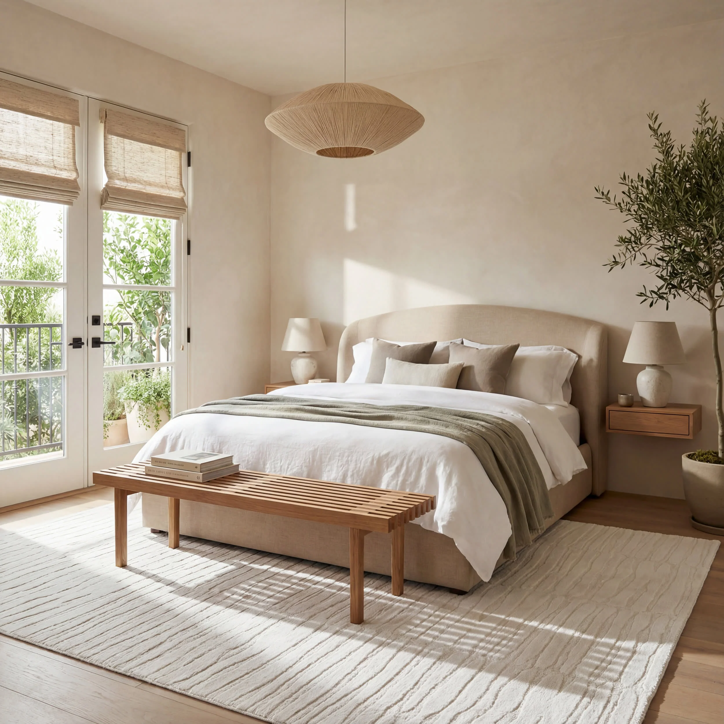 Elisk Solid Cloud Washable Rug | Off White - Image 10
