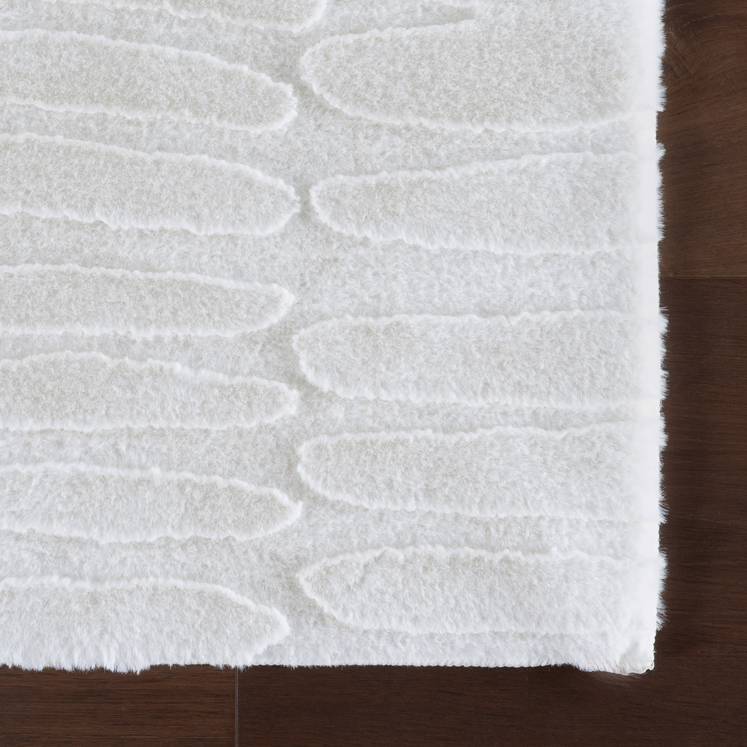Elisk Solid Cloud Washable Rug | Off White - Image 4