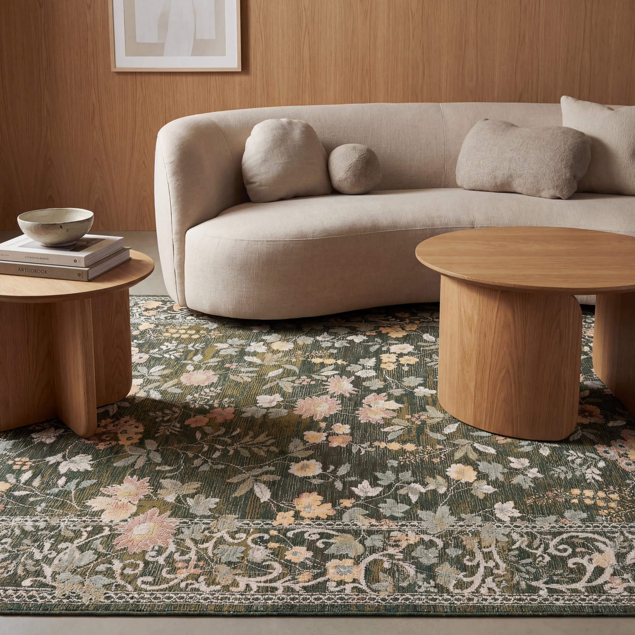 Elizaya Transitional Floral Indoor/Outdoor Rug | Green - Image 5