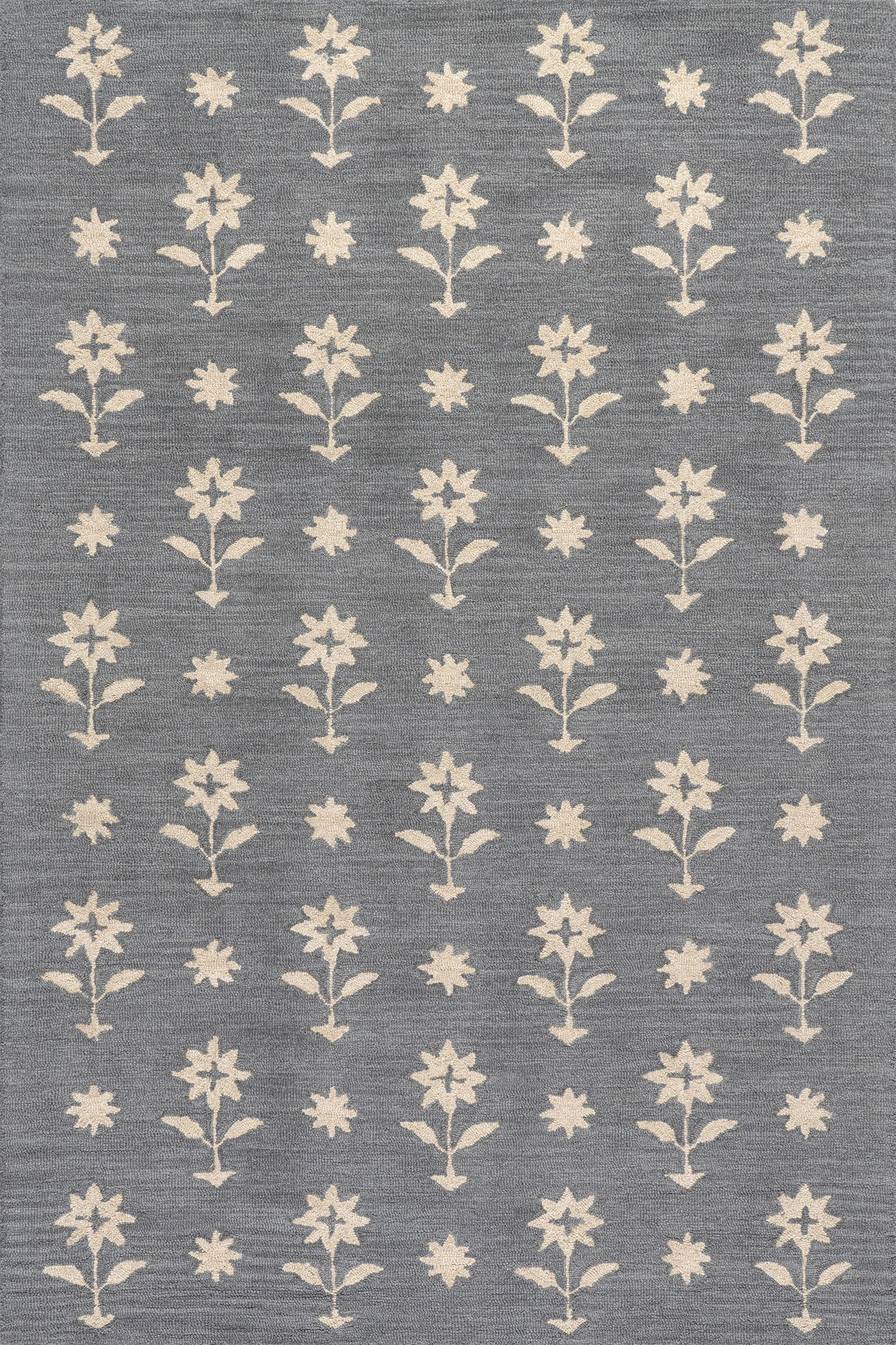 Ella Wool Rug | Blue Grey