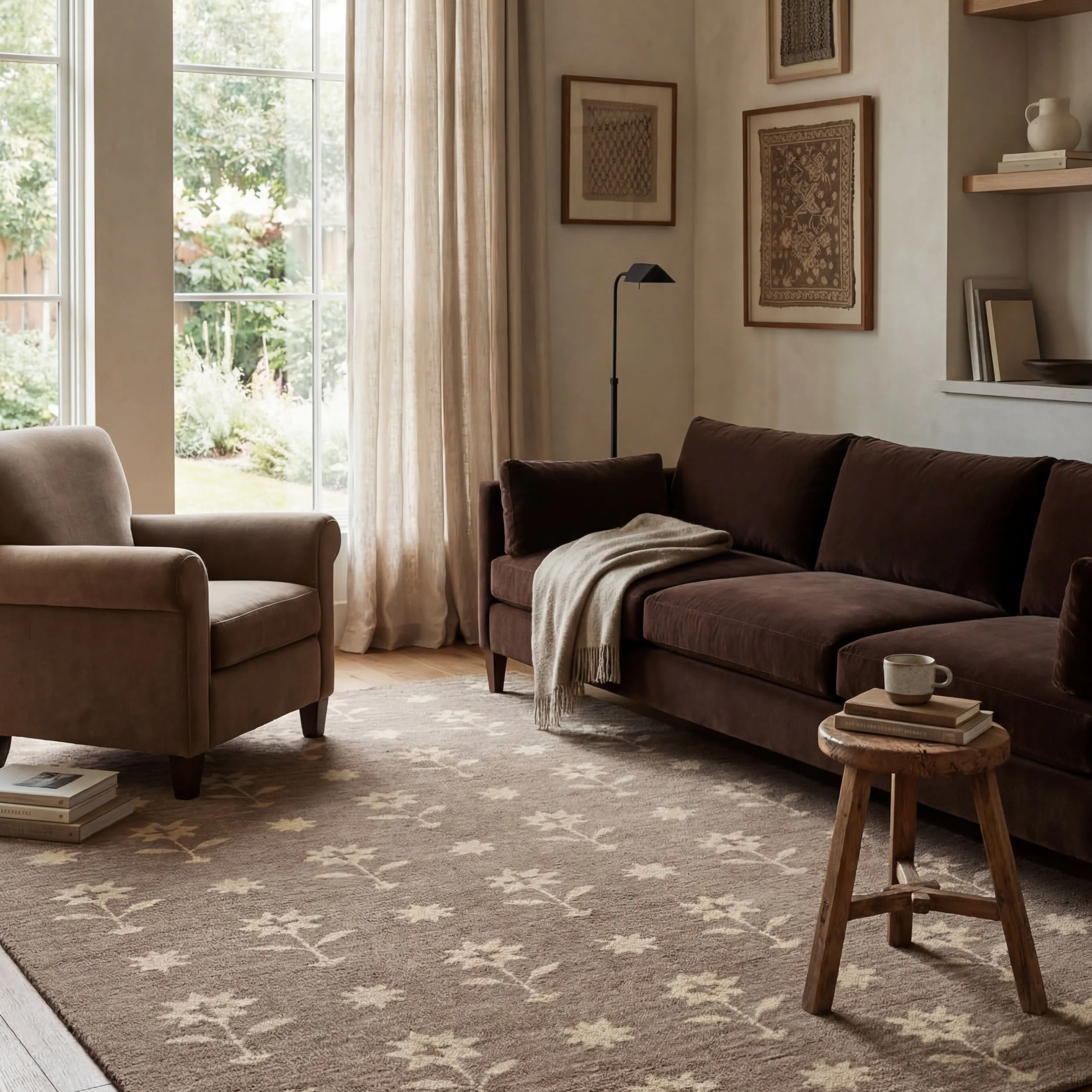 Ella Wool Rug | Taupe - Image 2