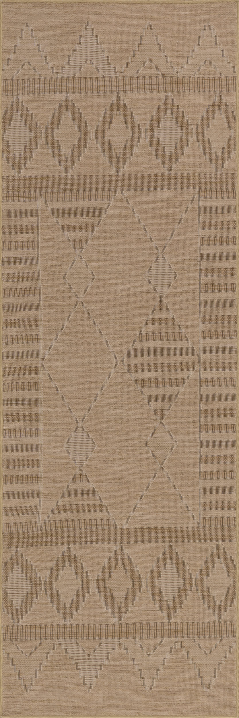 Ellinor Geometric Washable Rug | Sand