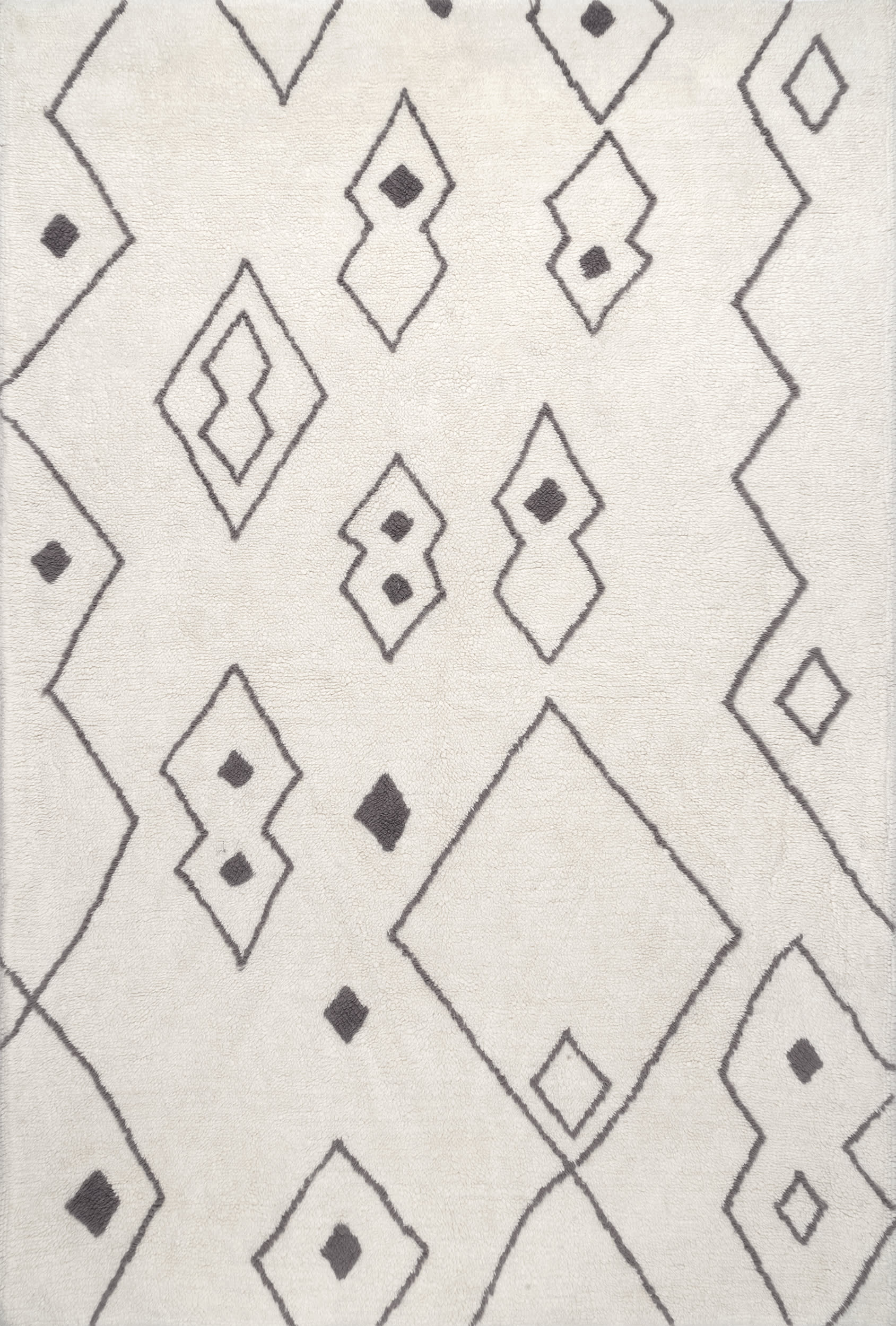 Eloise Wool Moroccan Washable Rug | Ivory