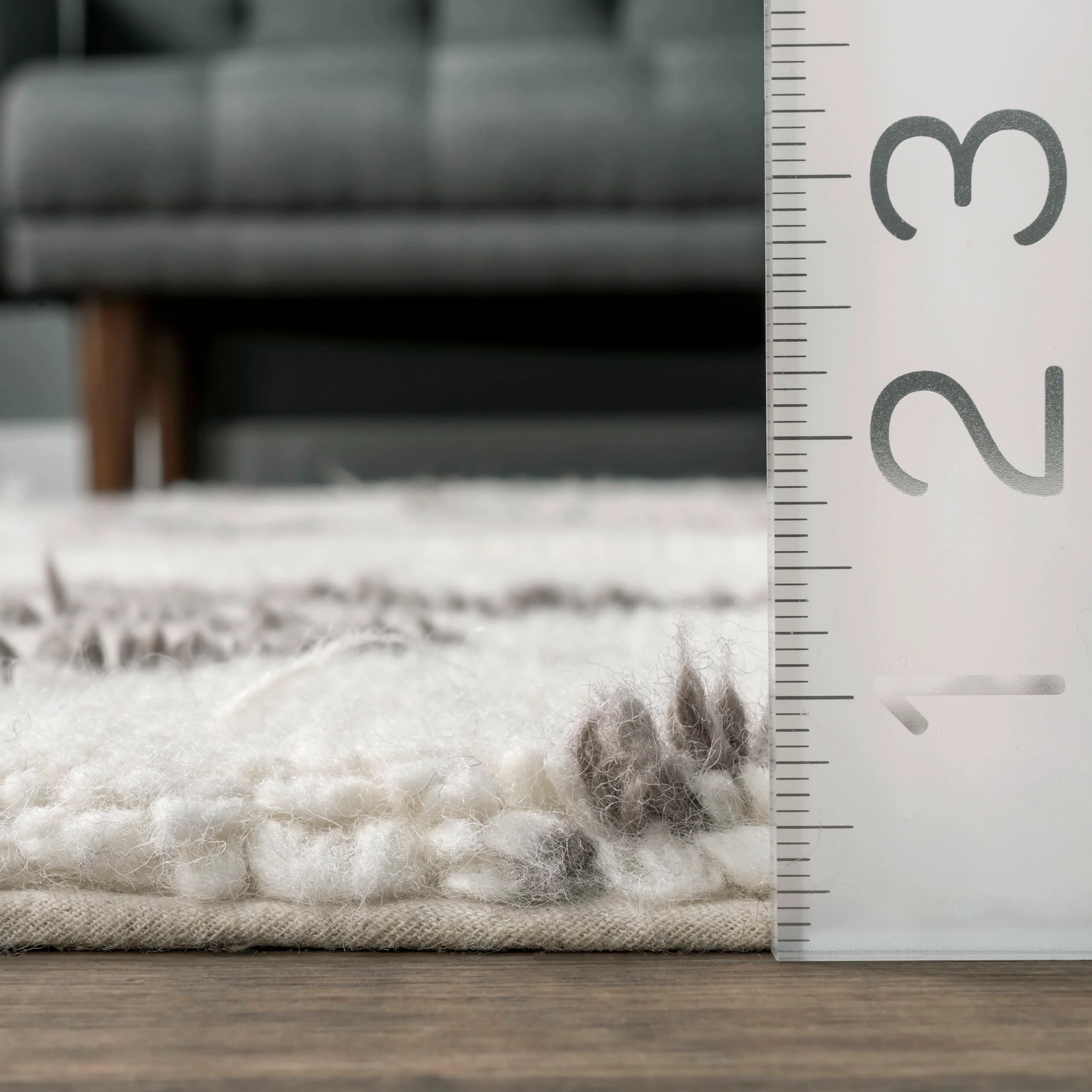 Eloise Wool Moroccan Washable Rug | Ivory - Image 5