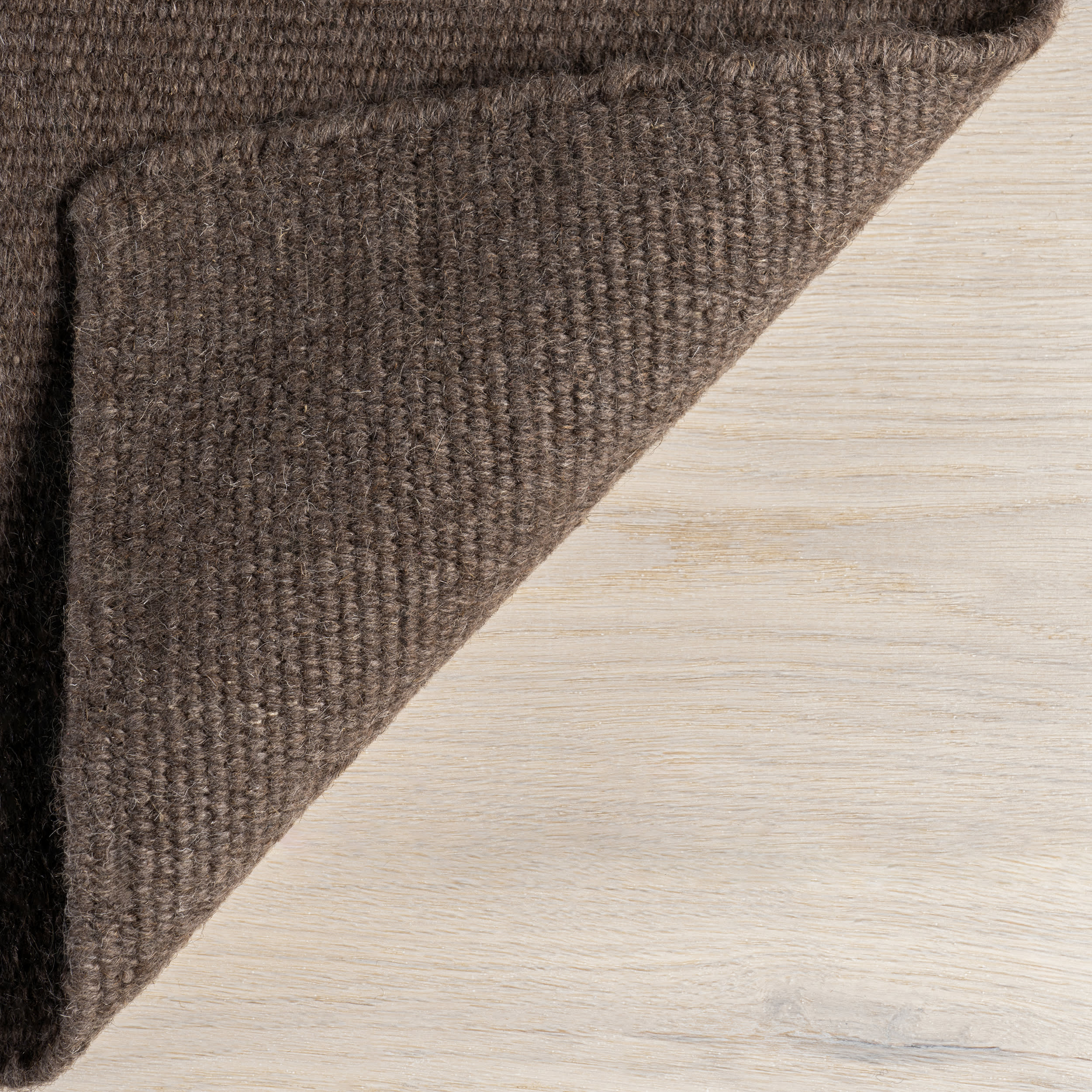 Elowen Double Striped Rug | Dark Brown - Image 6