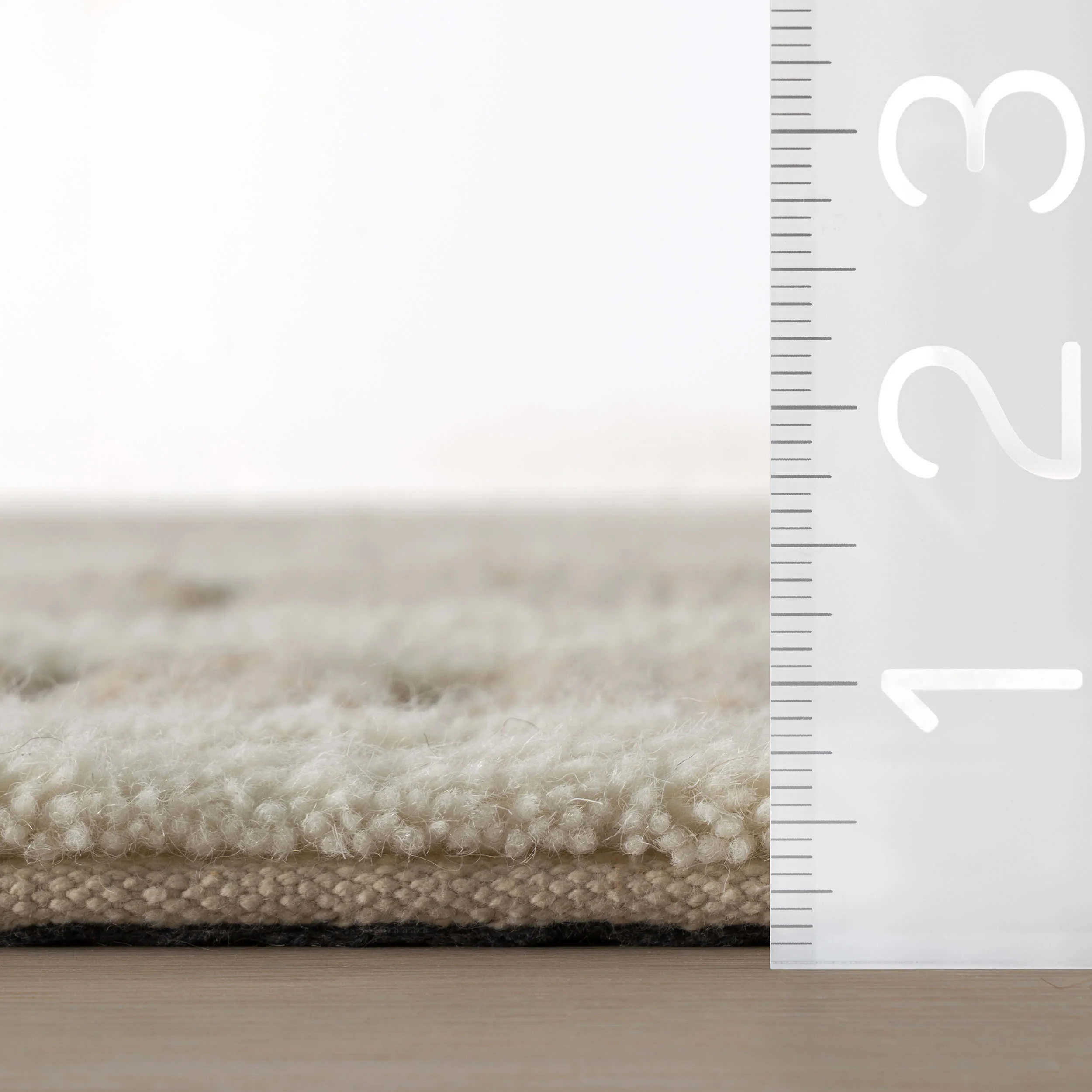 Elvine Modern Striped Wool Rug | Brown - Image 5