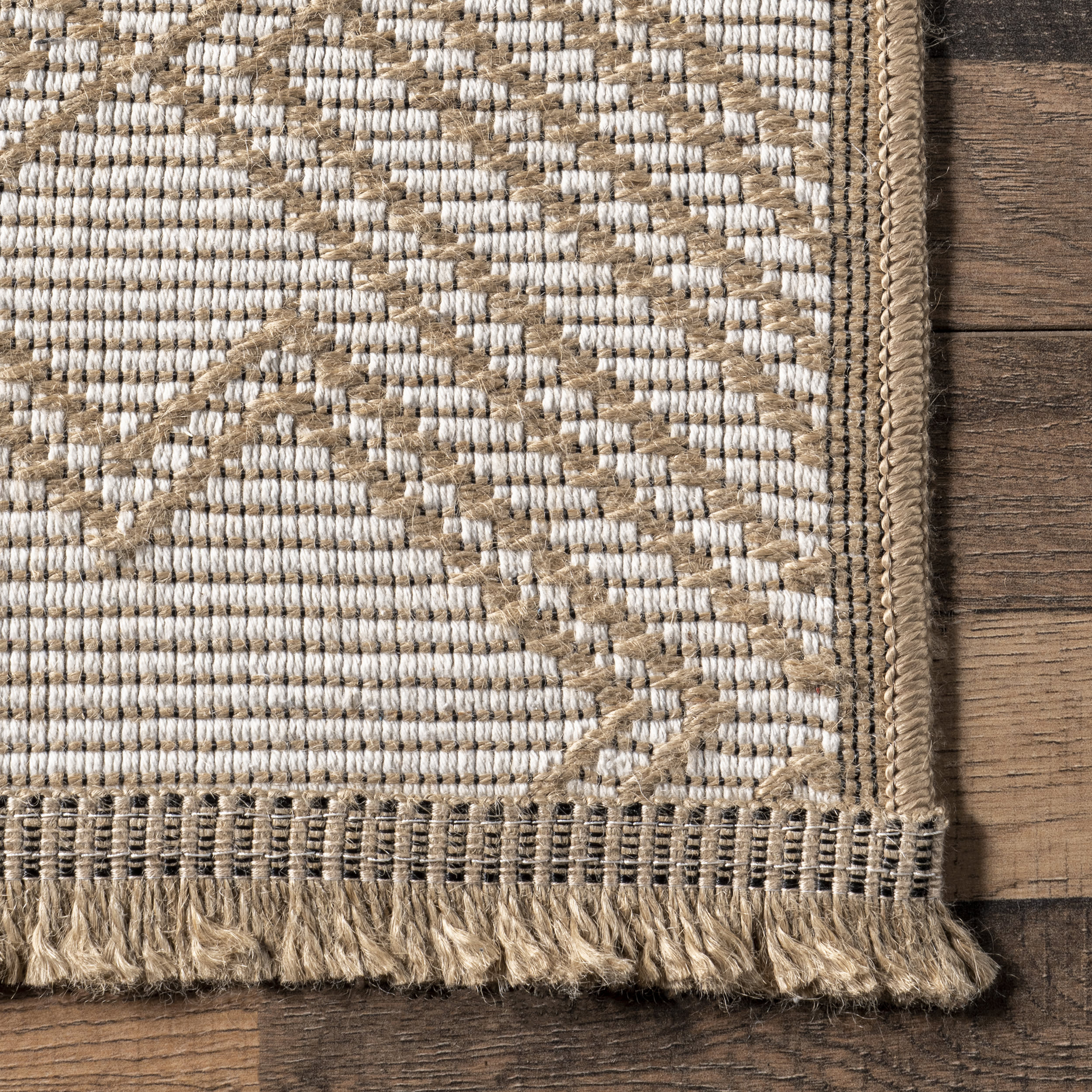Emilee Fringed Rug | Ivory - Image 3