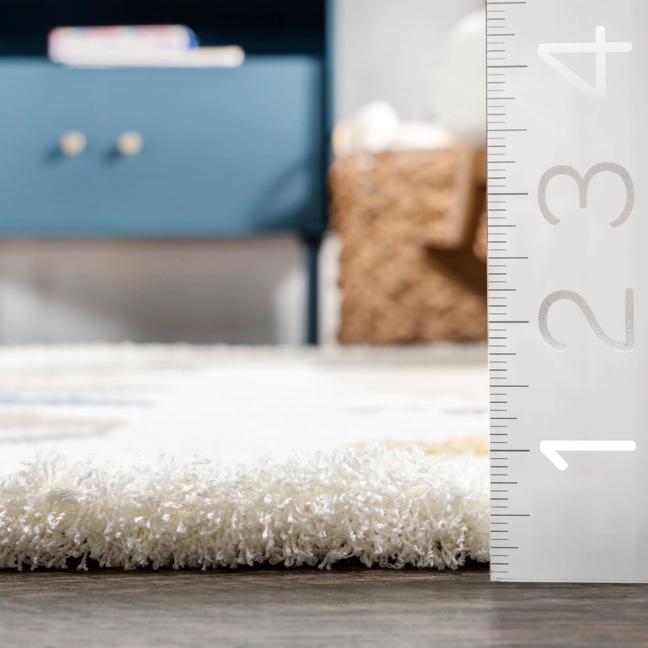 Emmie Kids Crescent Moons Rug | Beige - Image 5