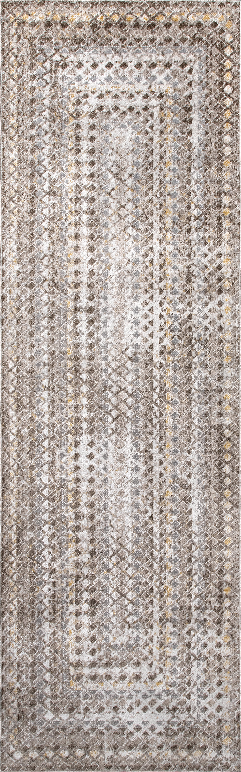 Emmy Washable Geometric Rug | Beige