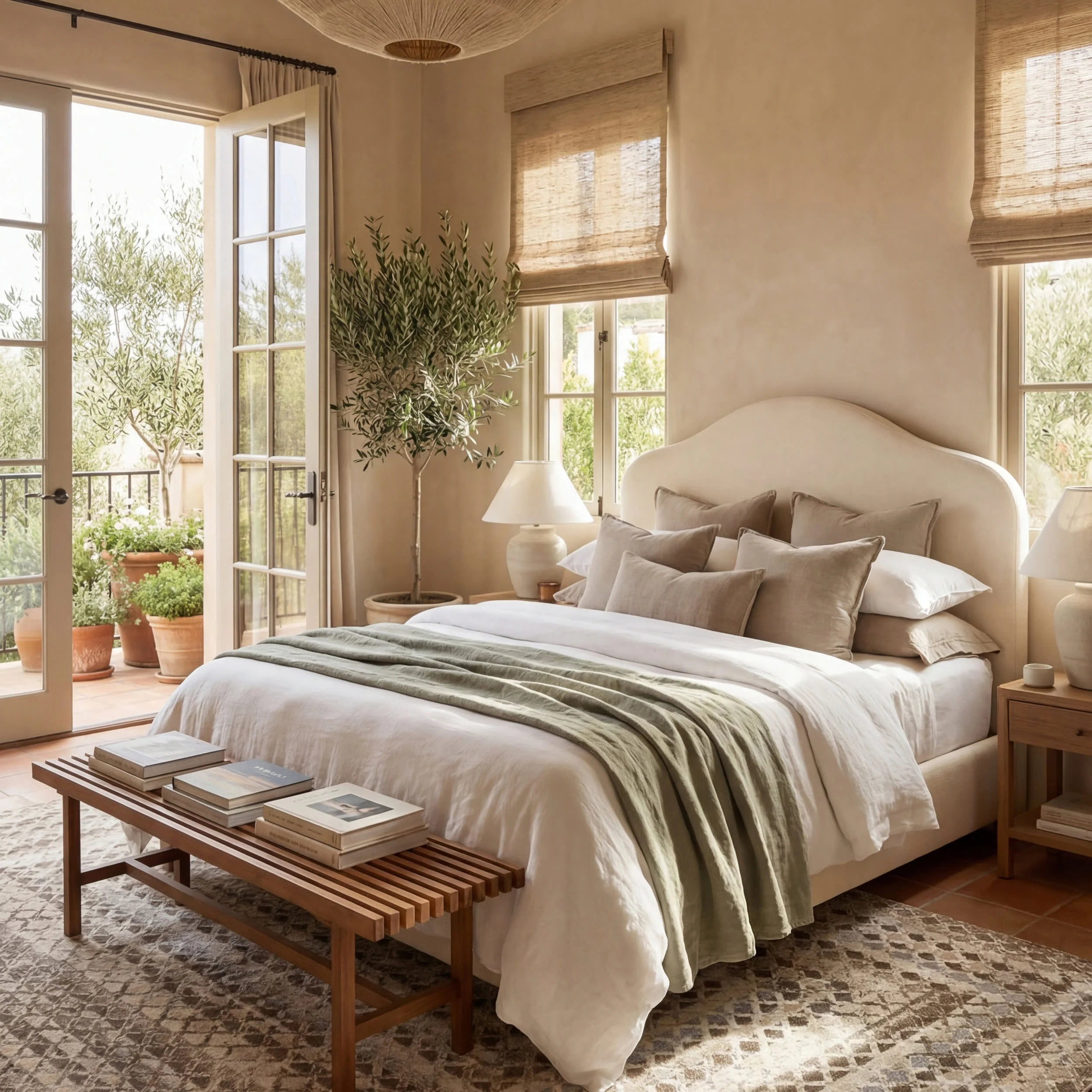 Emmy Washable Geometric Rug | Beige - Image 9