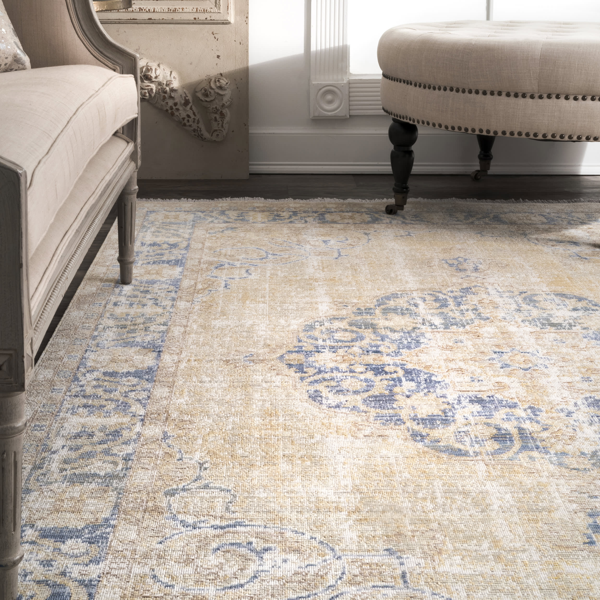 Erline Flatweave Rug | Beige - Image 4