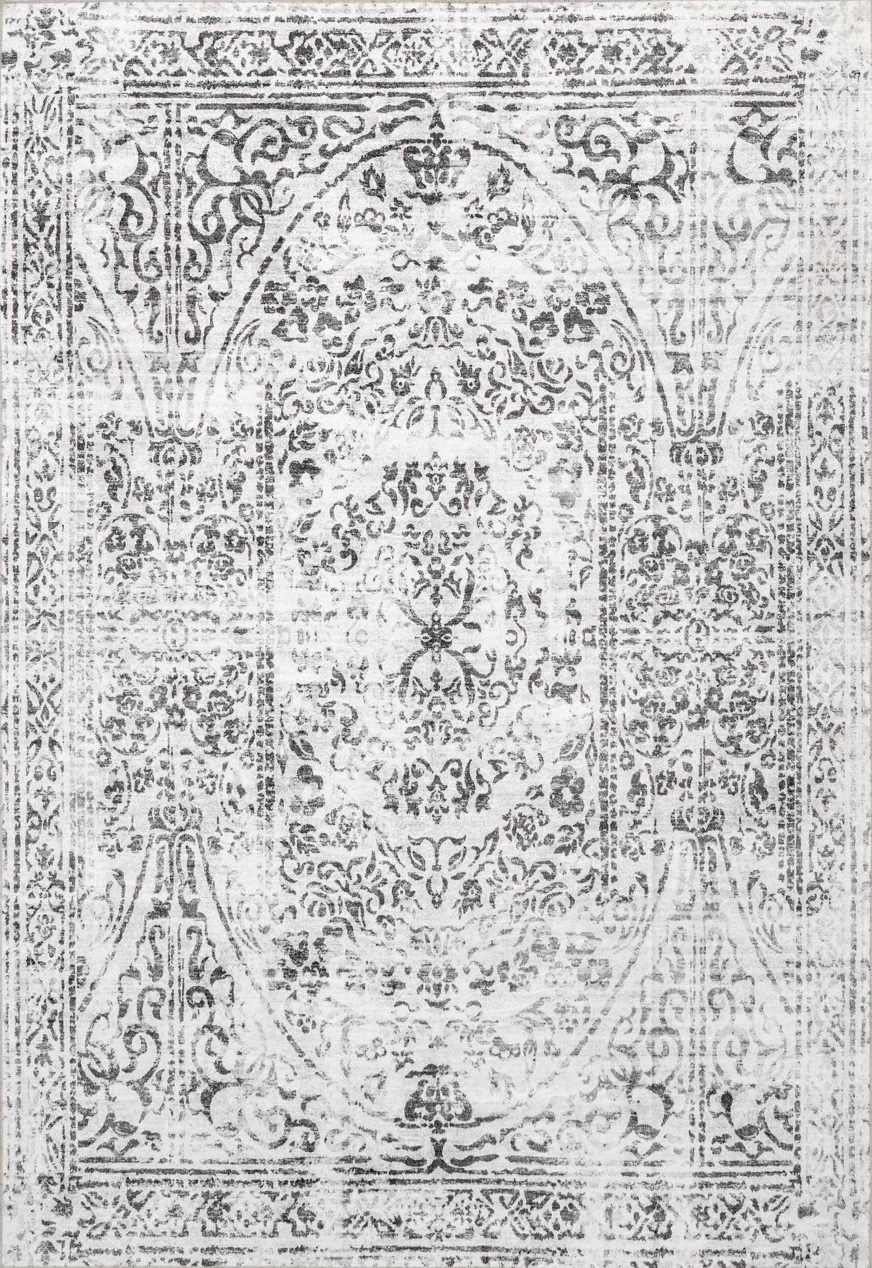 Esmeralda Washable Transitional Rug | Ivory