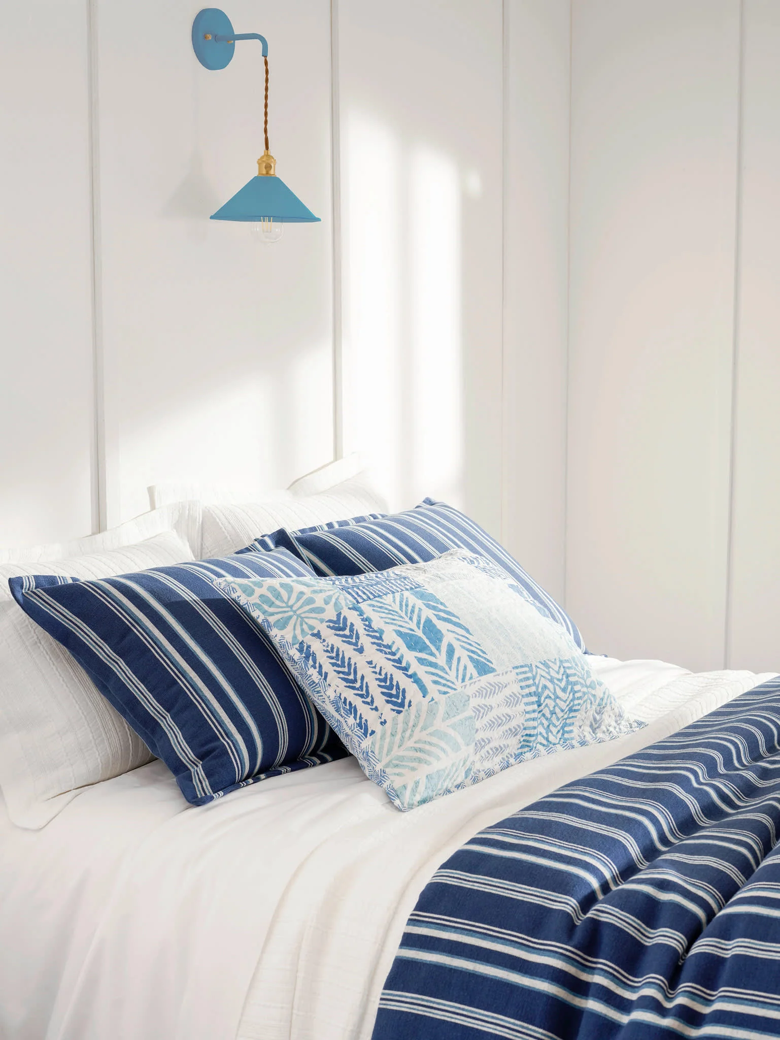 Driftwood Stripe Sham | Denim - Image 2