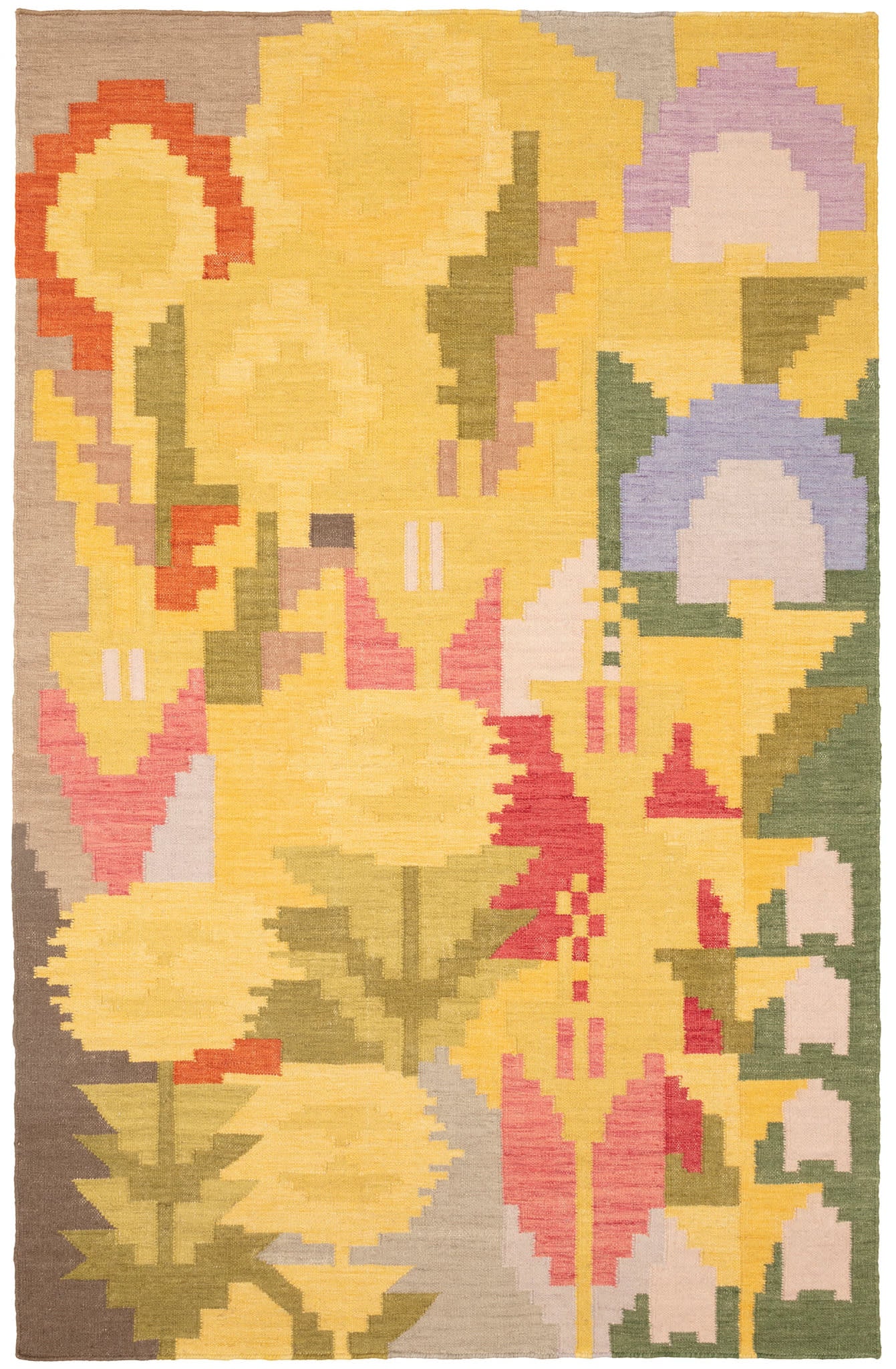 Eternal Spring Handwoven Wool Rug | Multi