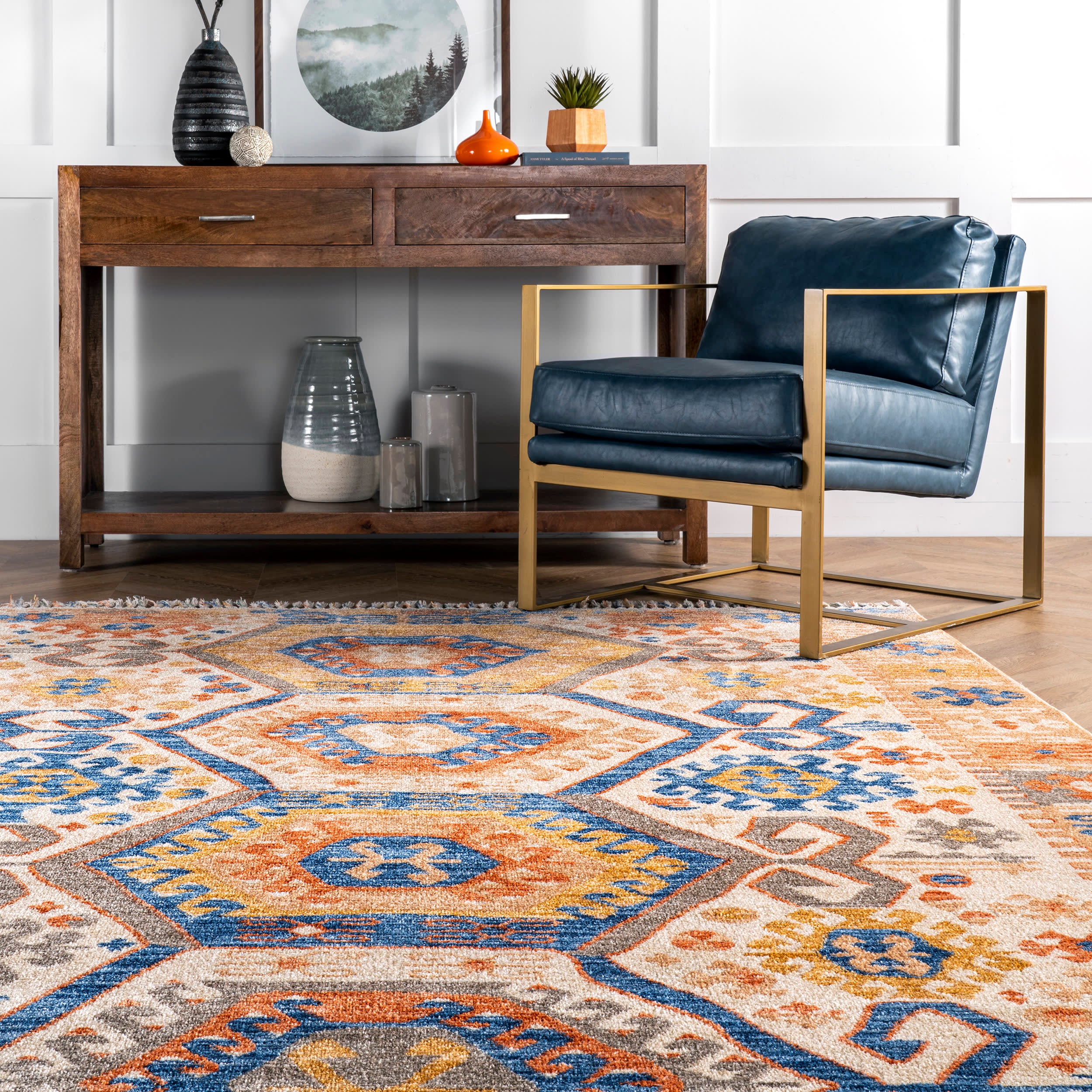 Ethnic Totem Rug | Multicolor - Image 4