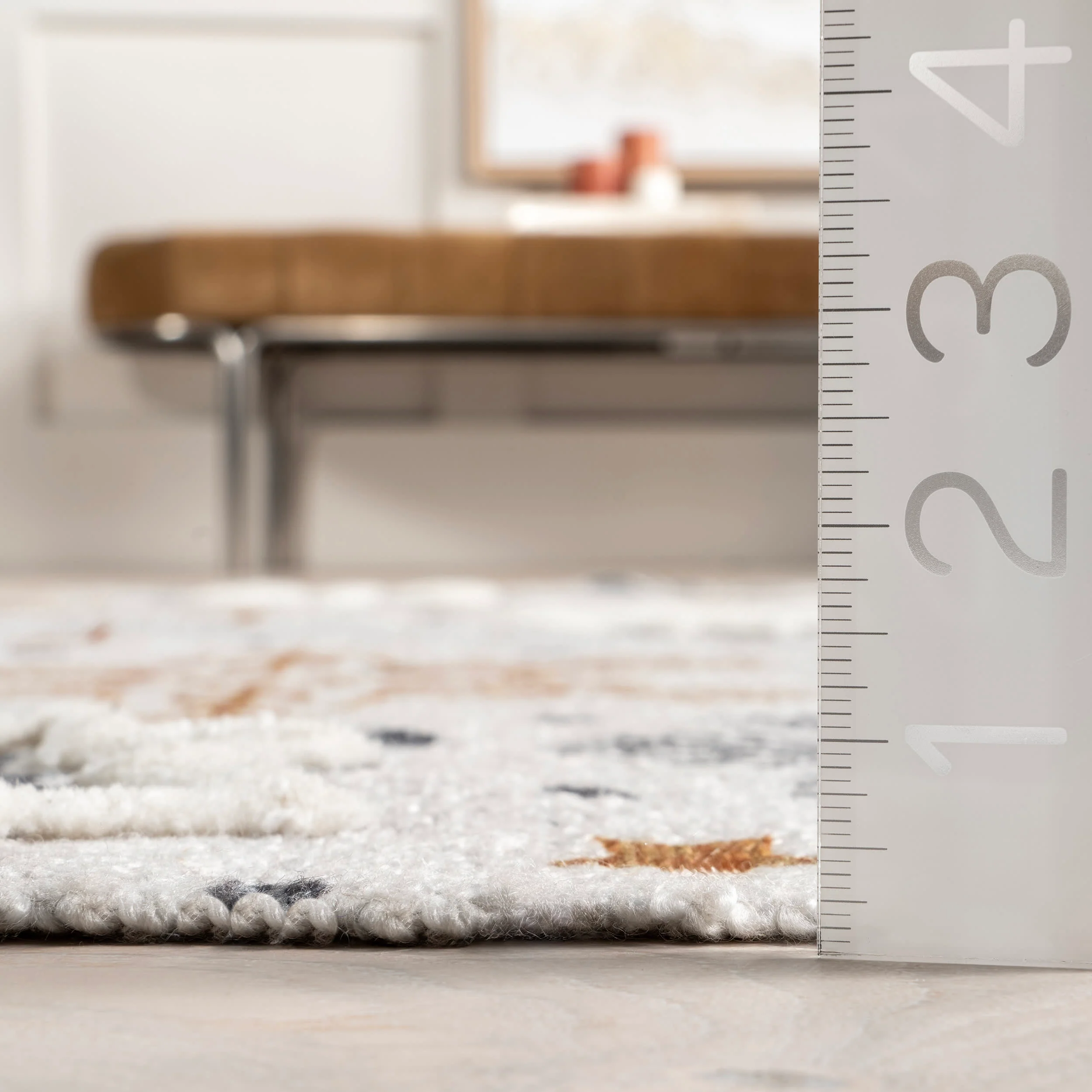 Eudora Snowflake Rug | White - Image 5