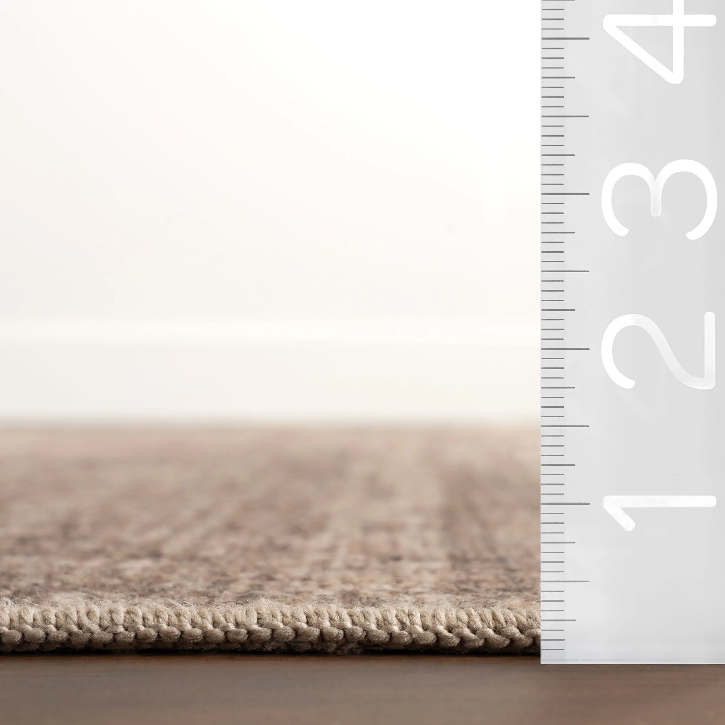 Evelina Vintage Solid Washable Rug | Brown - Image 6