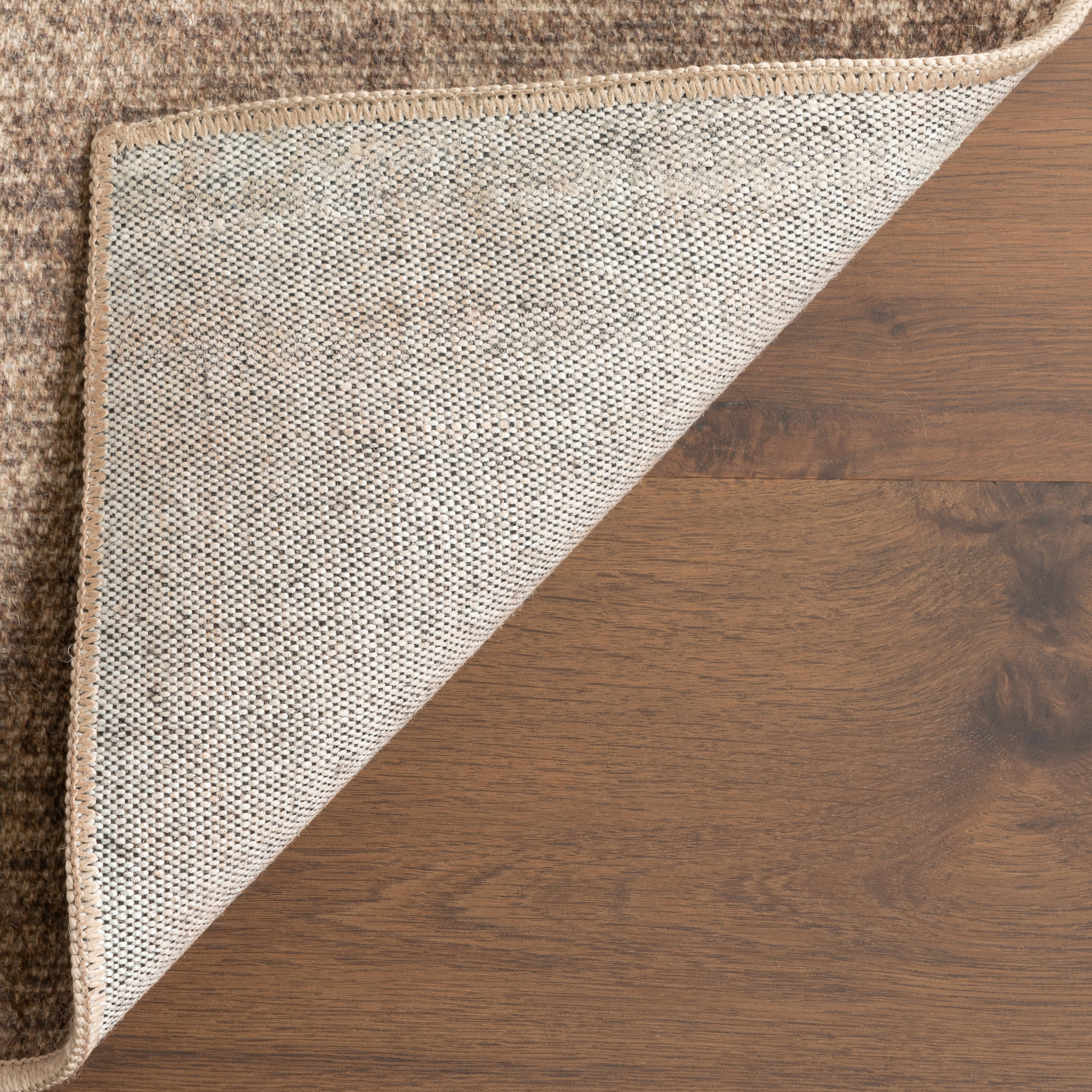 Evelina Vintage Solid Washable Rug | Brown - Image 7