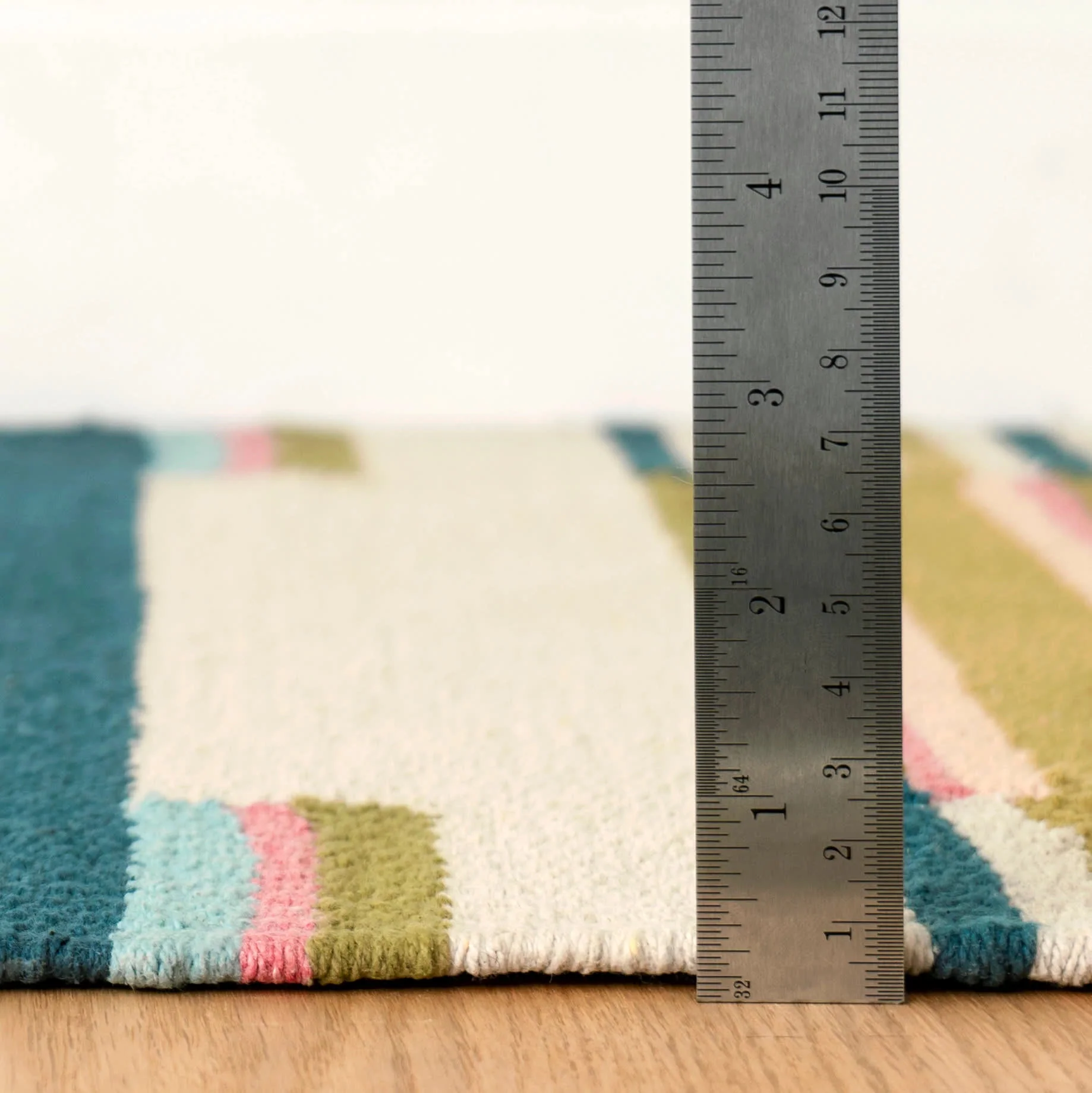 Everly Handwoven Cotton Rug | Multi - Image 4