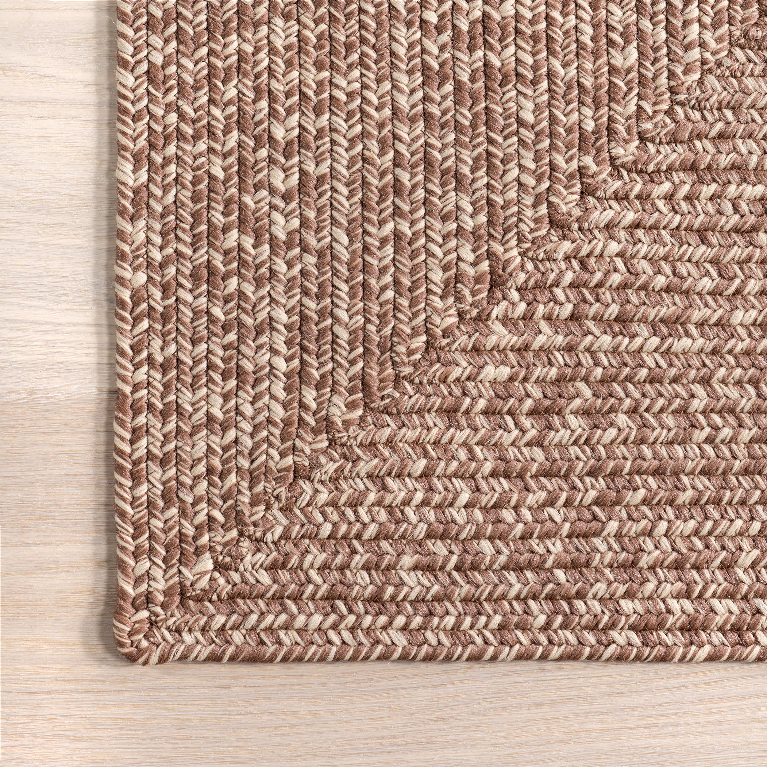 Everywhere Hand-Braided Indoor/Outdoor Rug | Brown - Image 3
