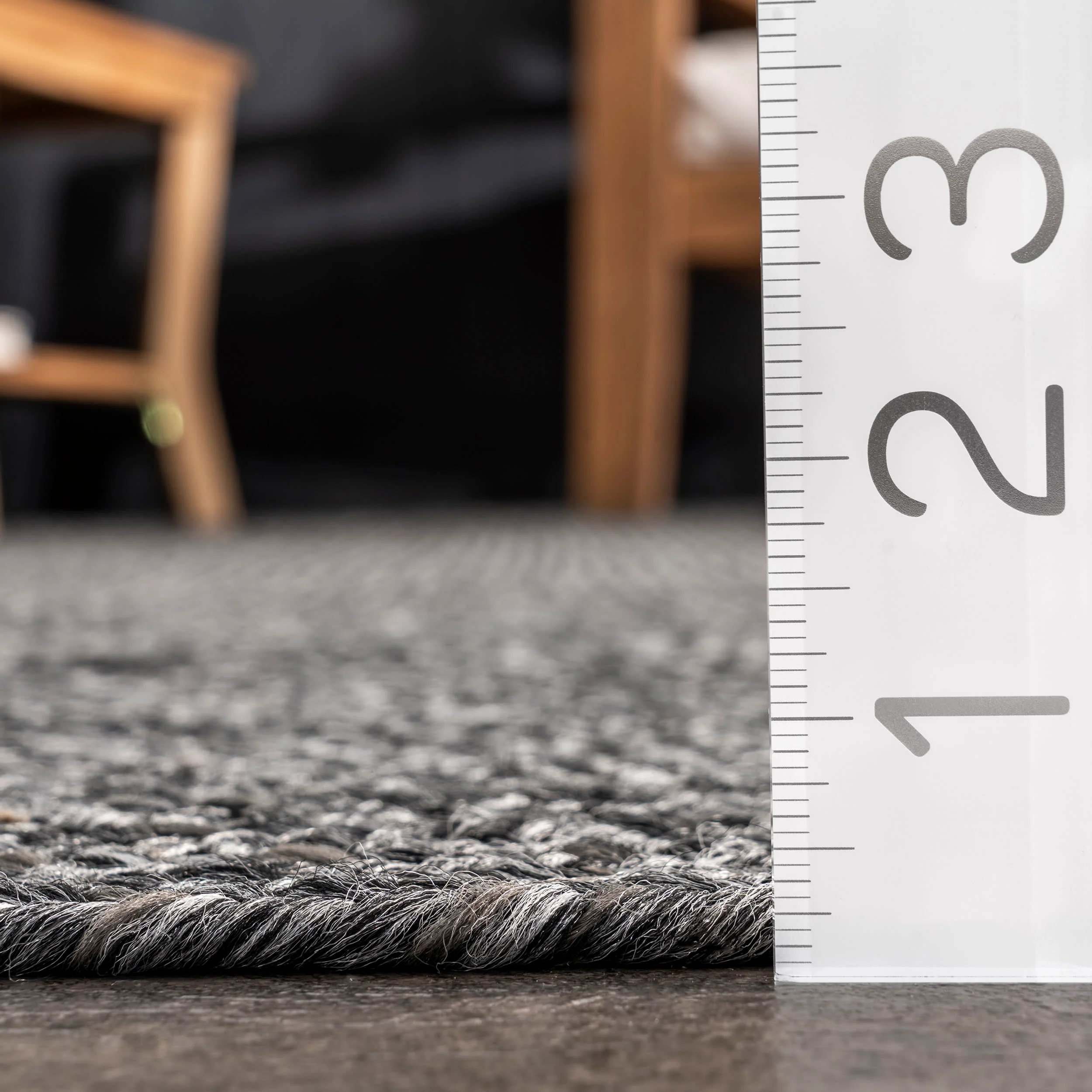 Everywhere Hand-Braided Indoor/Outdoor Rug | Charcoal - Image 5