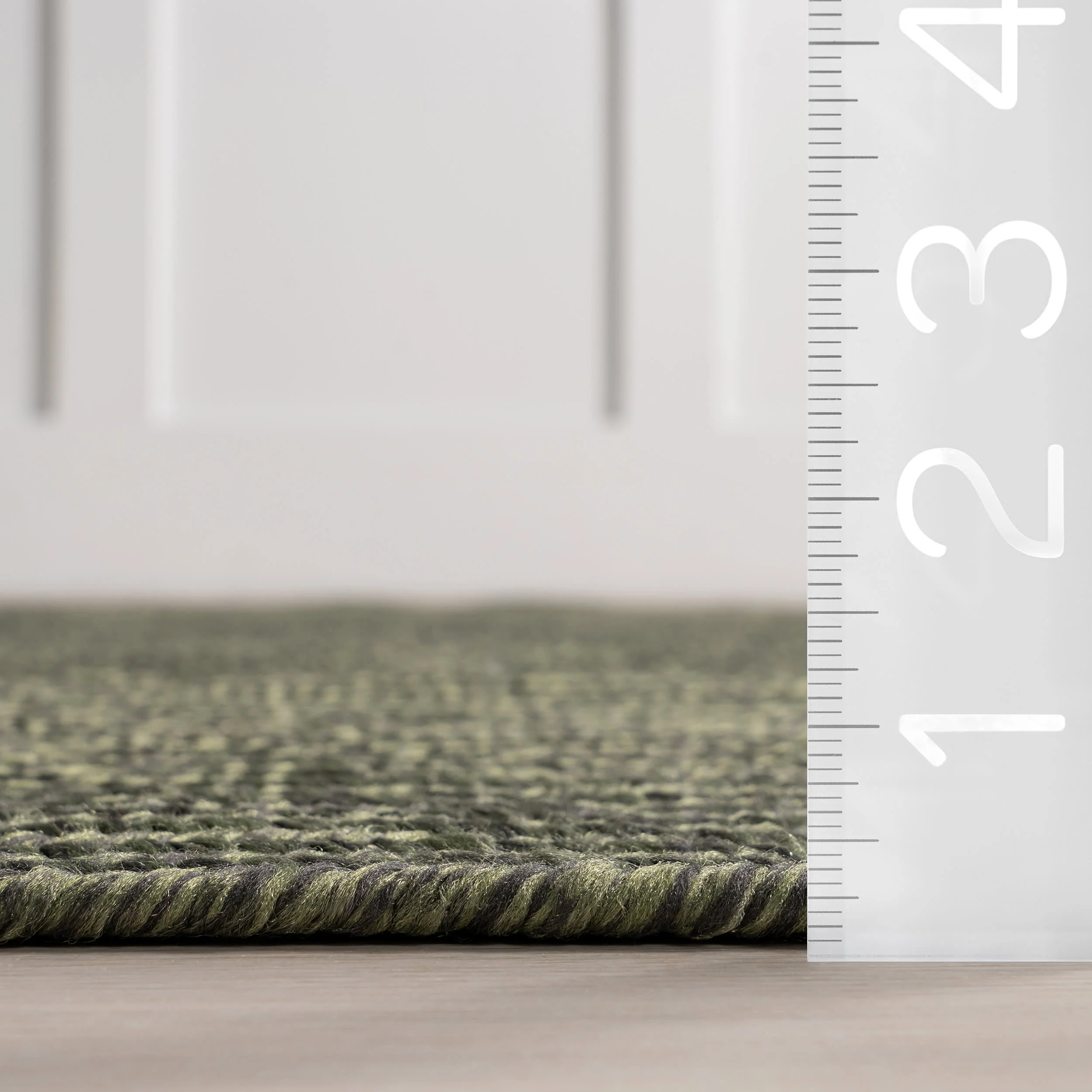 Everywhere Hand-Braided Indoor/Outdoor Rug | Green - Image 6