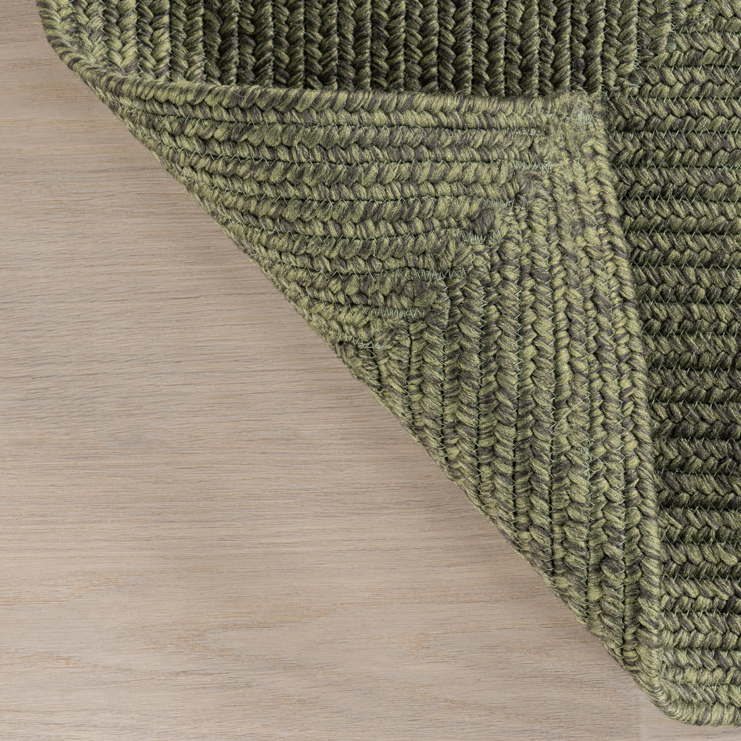 Everywhere Hand-Braided Indoor/Outdoor Rug | Green - Image 7