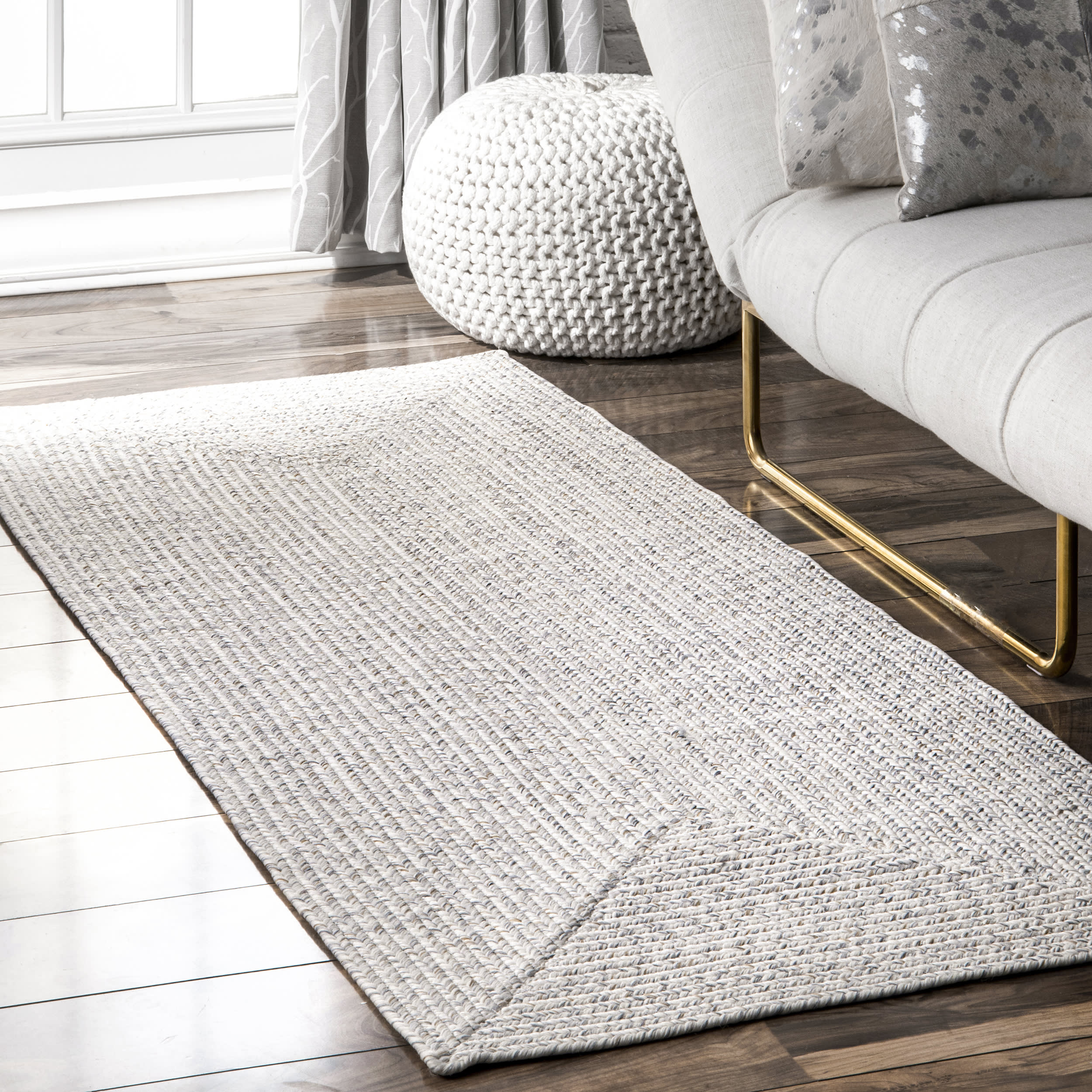 Everywhere Hand-Braided Indoor/Outdoor Rug | Ivory - Image 2