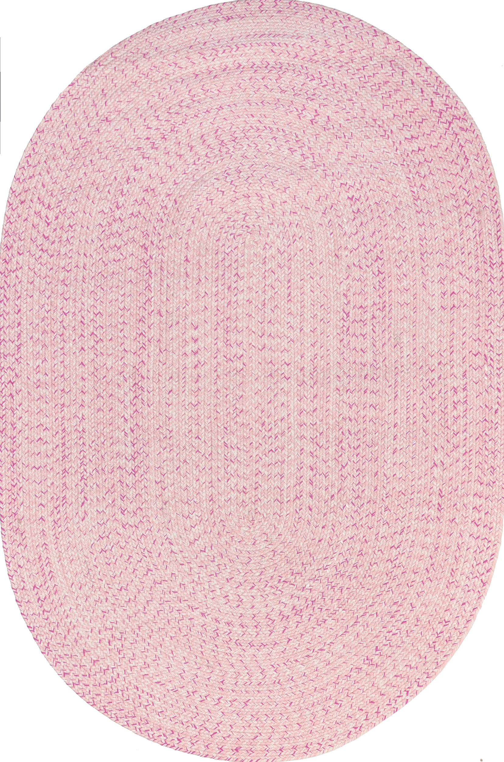 Everywhere Hand-Braided Indoor/Outdoor Rug | Pink